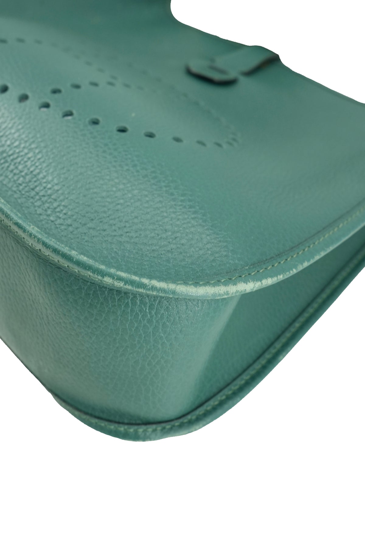 Hermès dark green Evelyne I GM Courchevel (Y)
