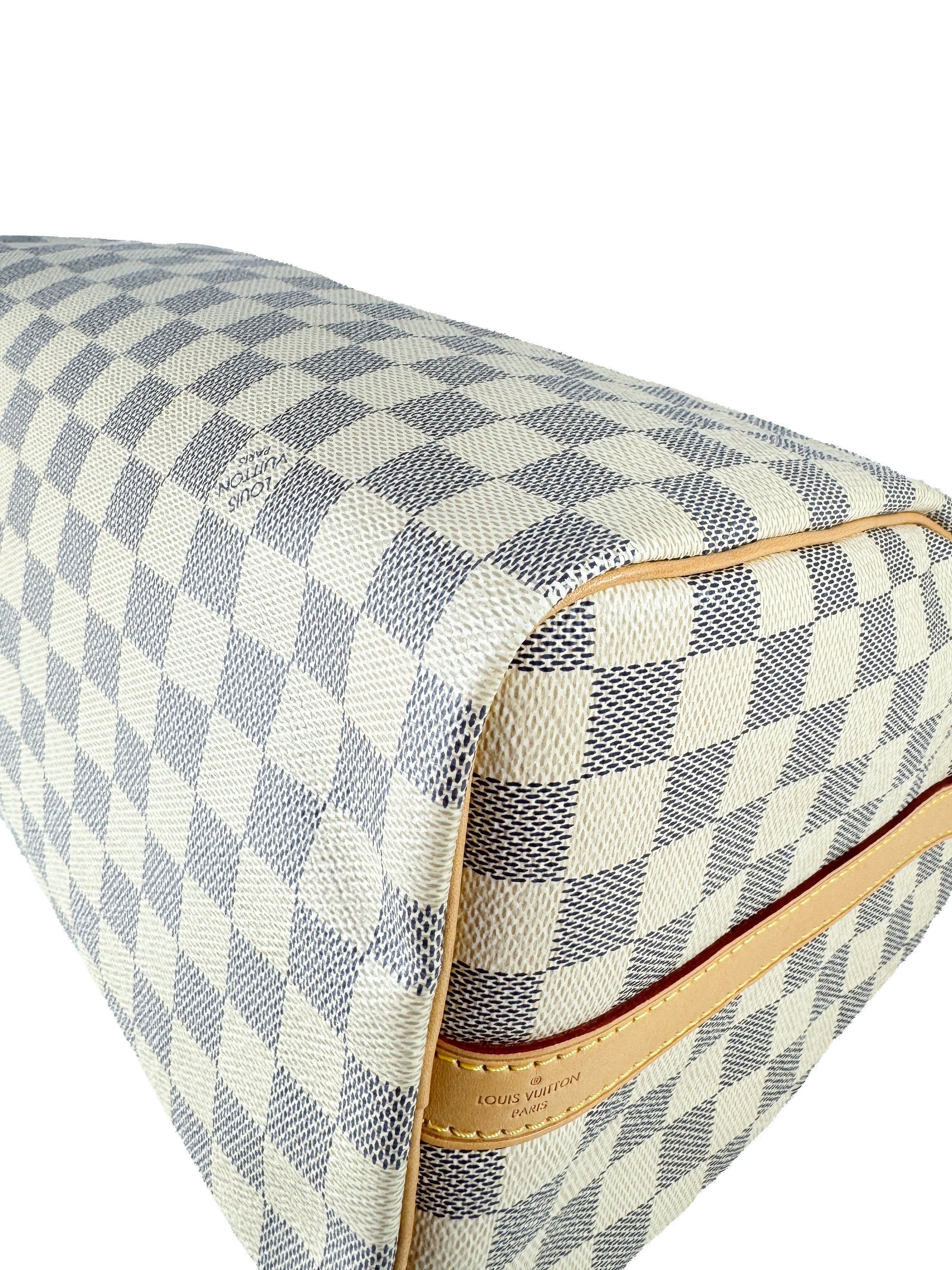 Louis Vuitton damier azur Speedy 30 bandouliere SD4147