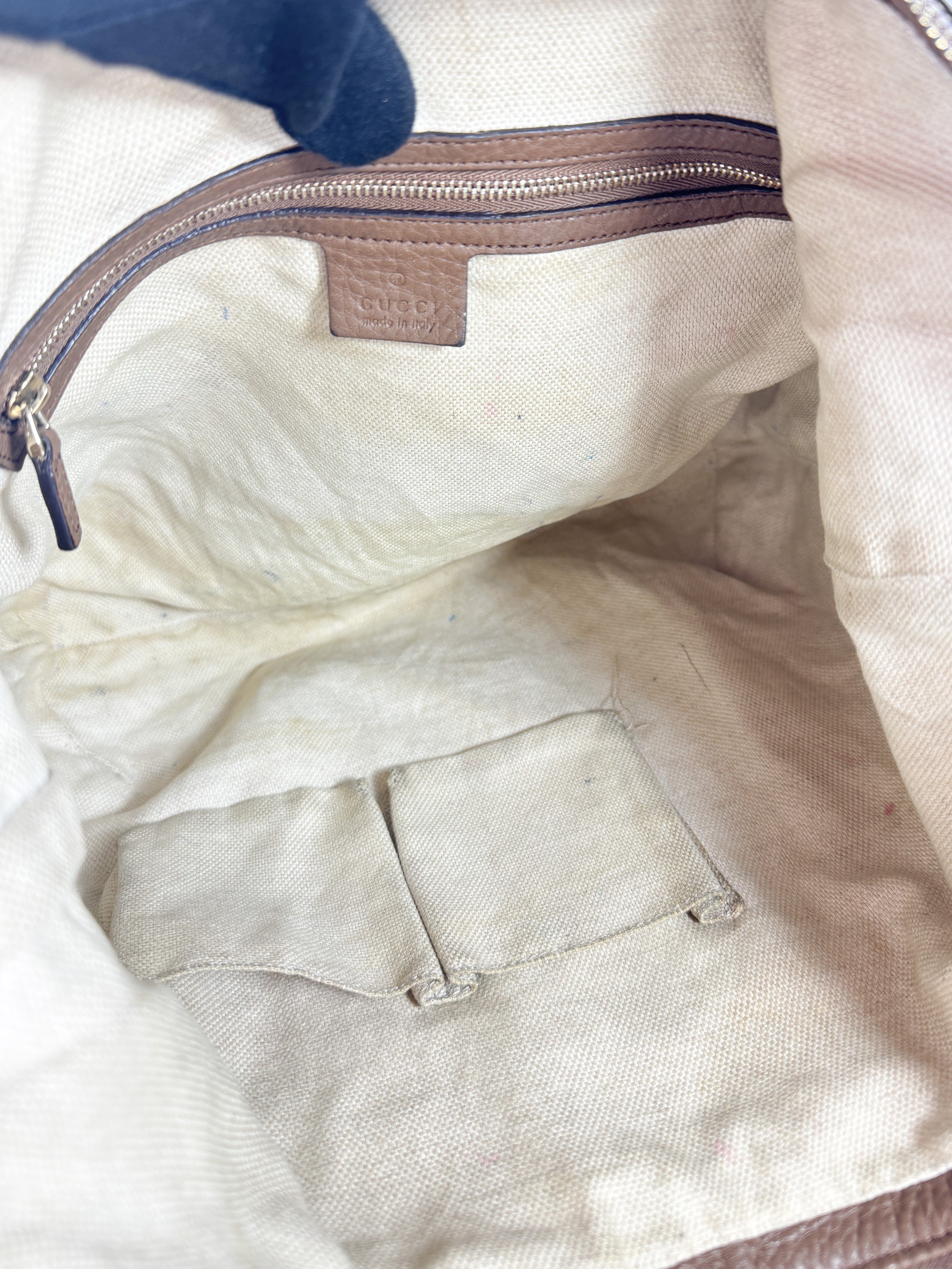 Gucci brown leather medium Soho shoulder bag 308981 002404