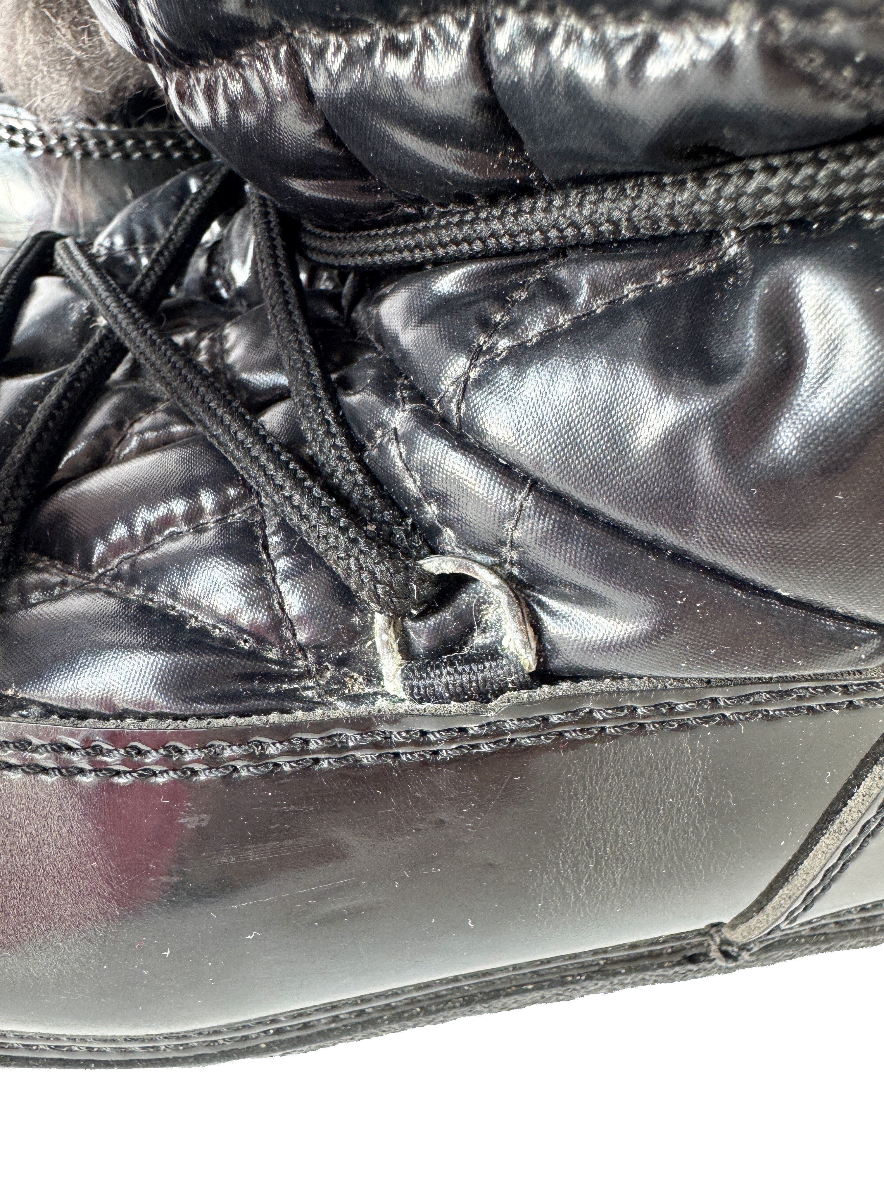 Christian Dior black Moon boots size 38-40 *as is*