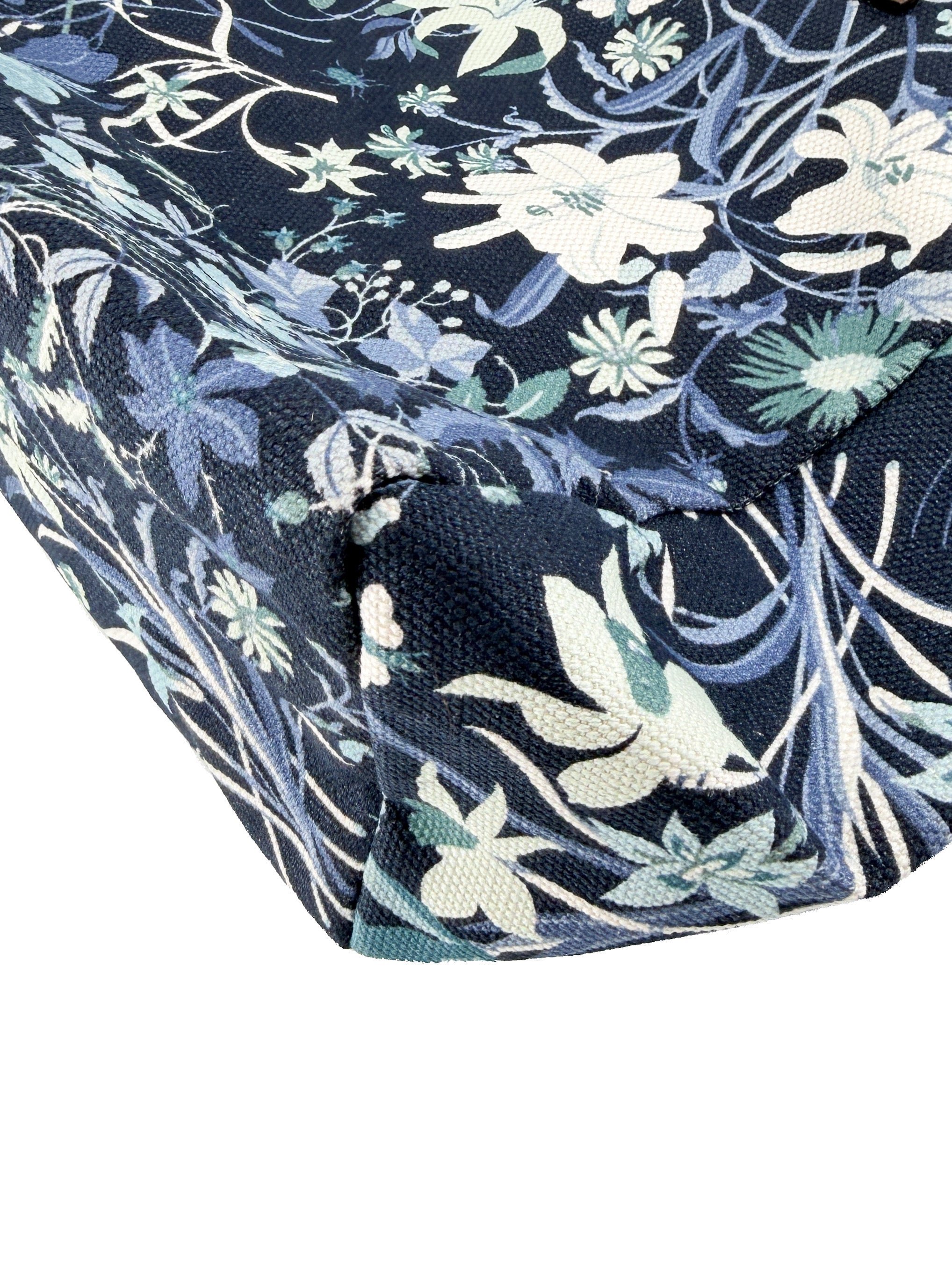 Gucci Kids navy floral tote 284721 493492