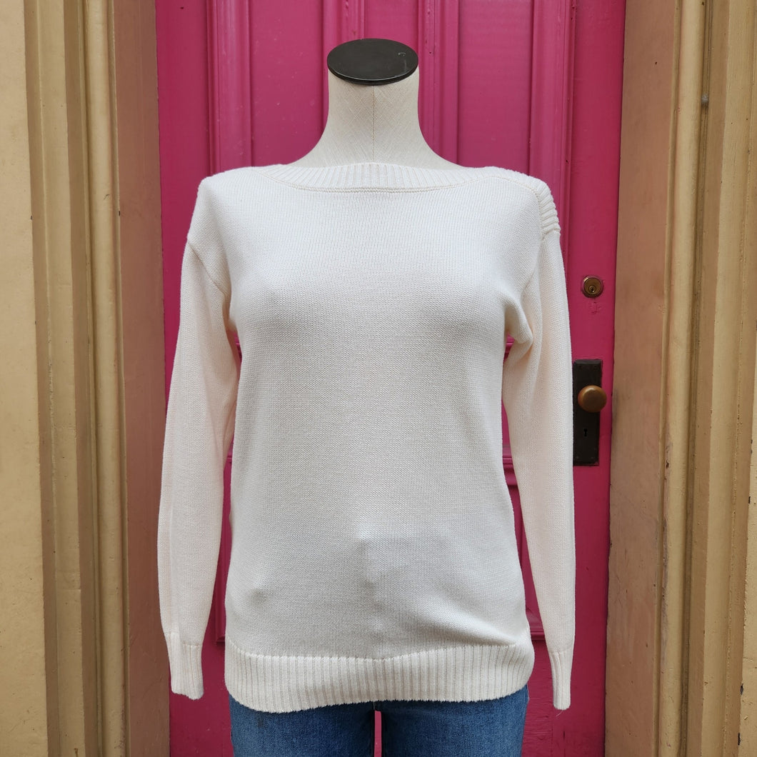 Ann Taylor LOFT cream lightweight sweater size XSP NWT