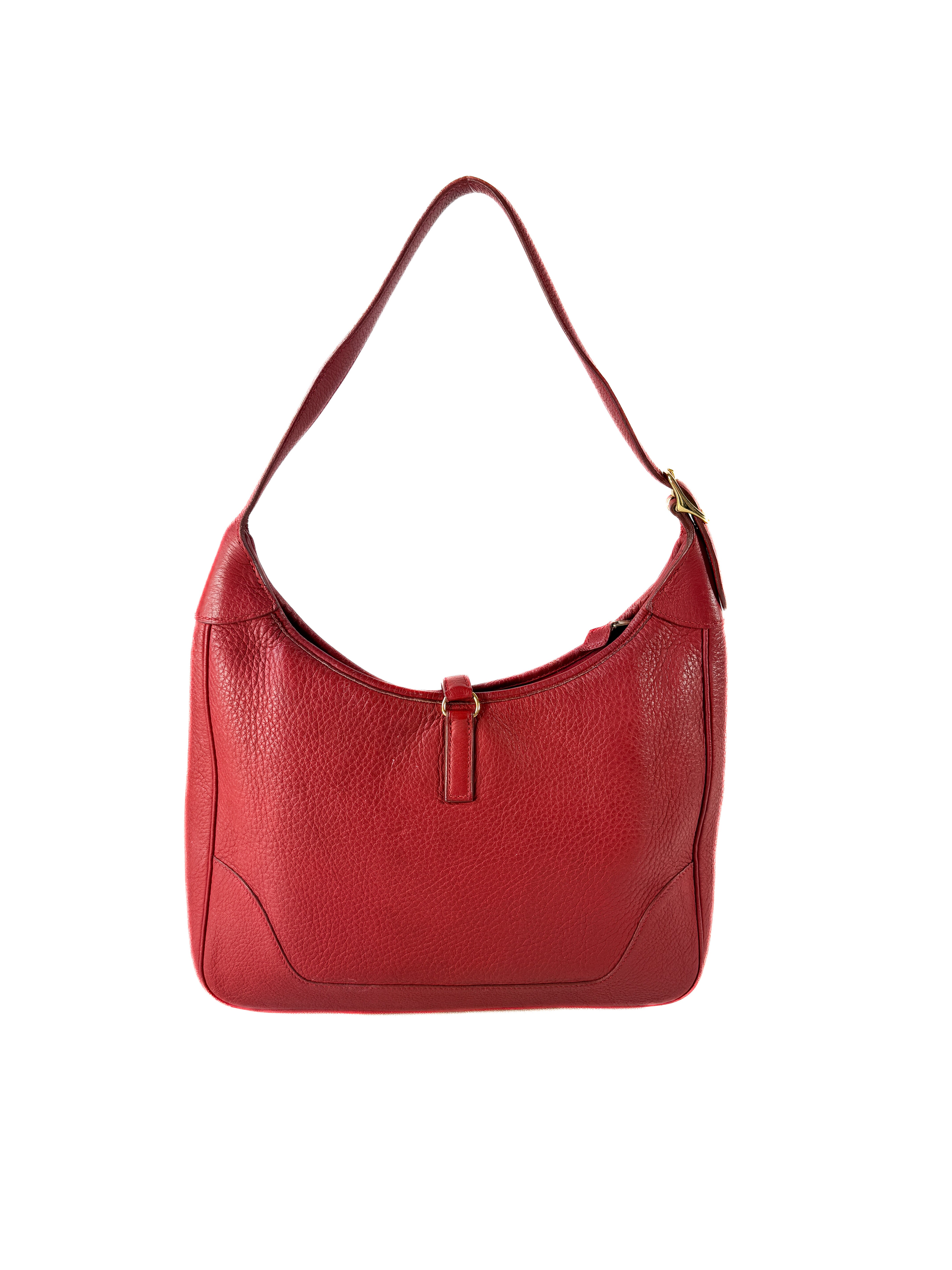 Hermès Clemence Trim 31 Rouge