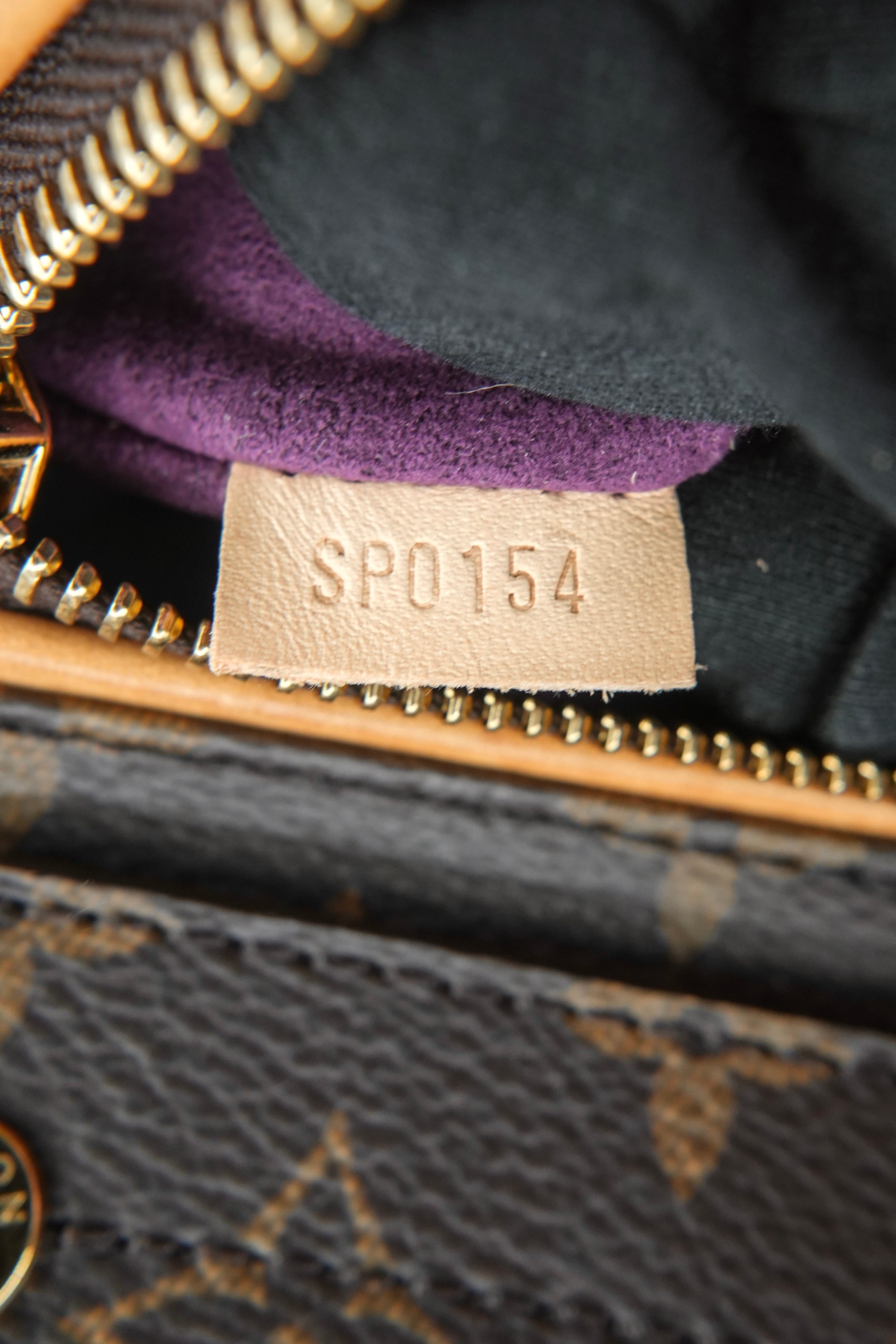 Louis Vuitton monogram Olympe shoulder bag purple SP0154