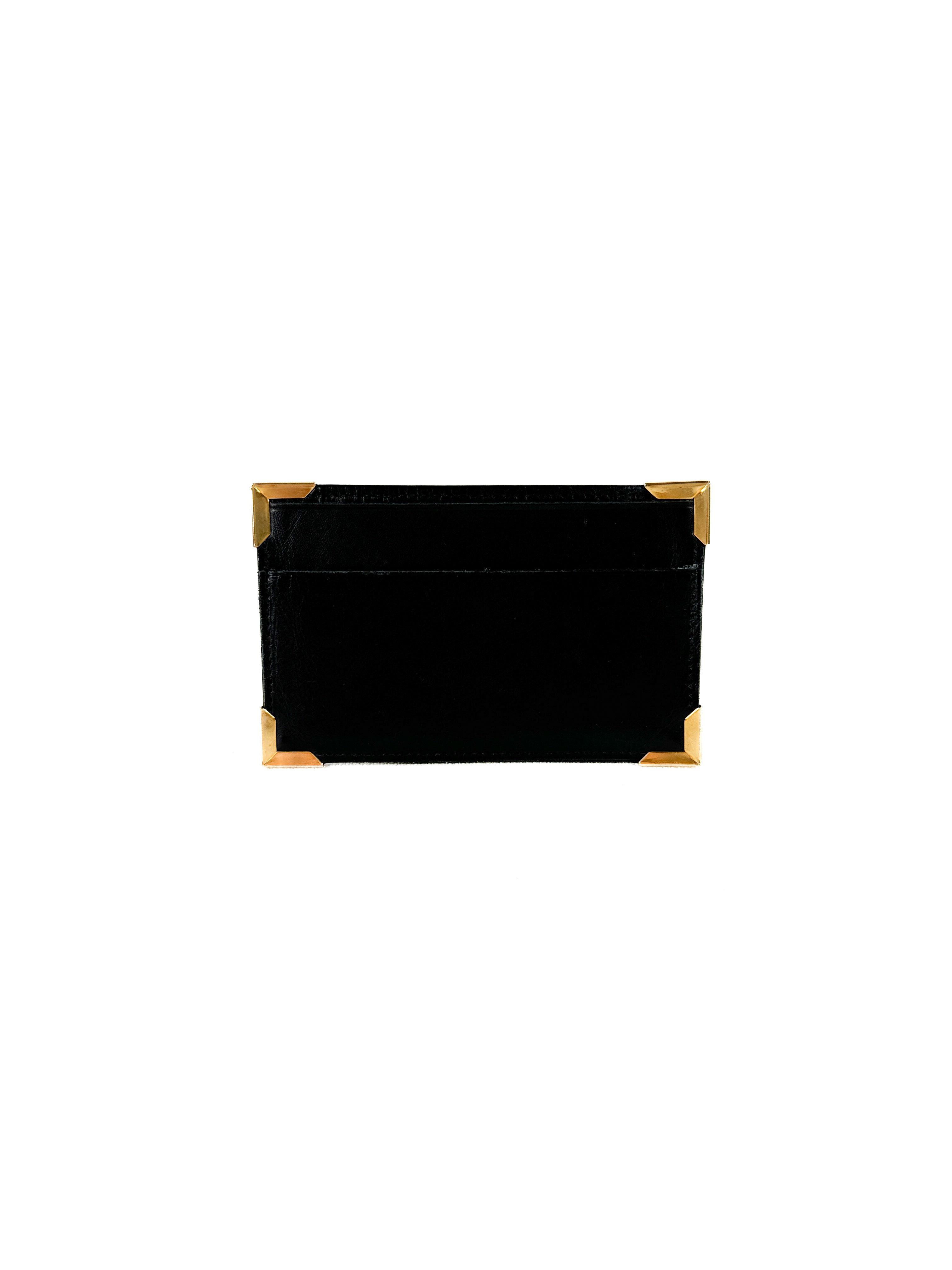 Fendi black Zucca vintage cardholder