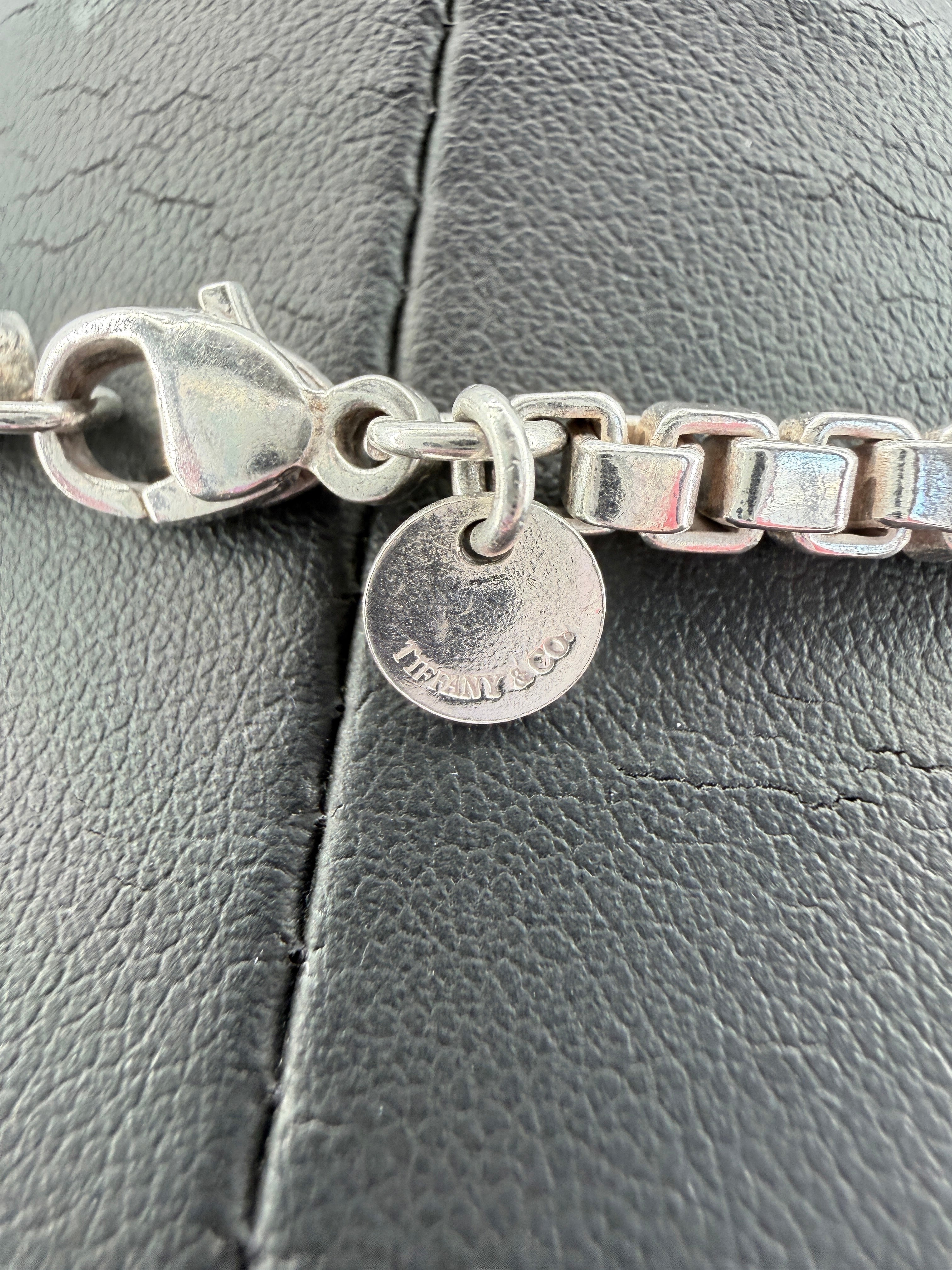 Tiffany & Co sterling silver Venetian link necklace