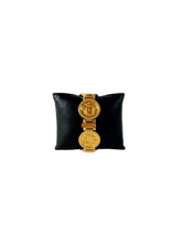 Gianni Versace vintage medusa head coin watch 10163