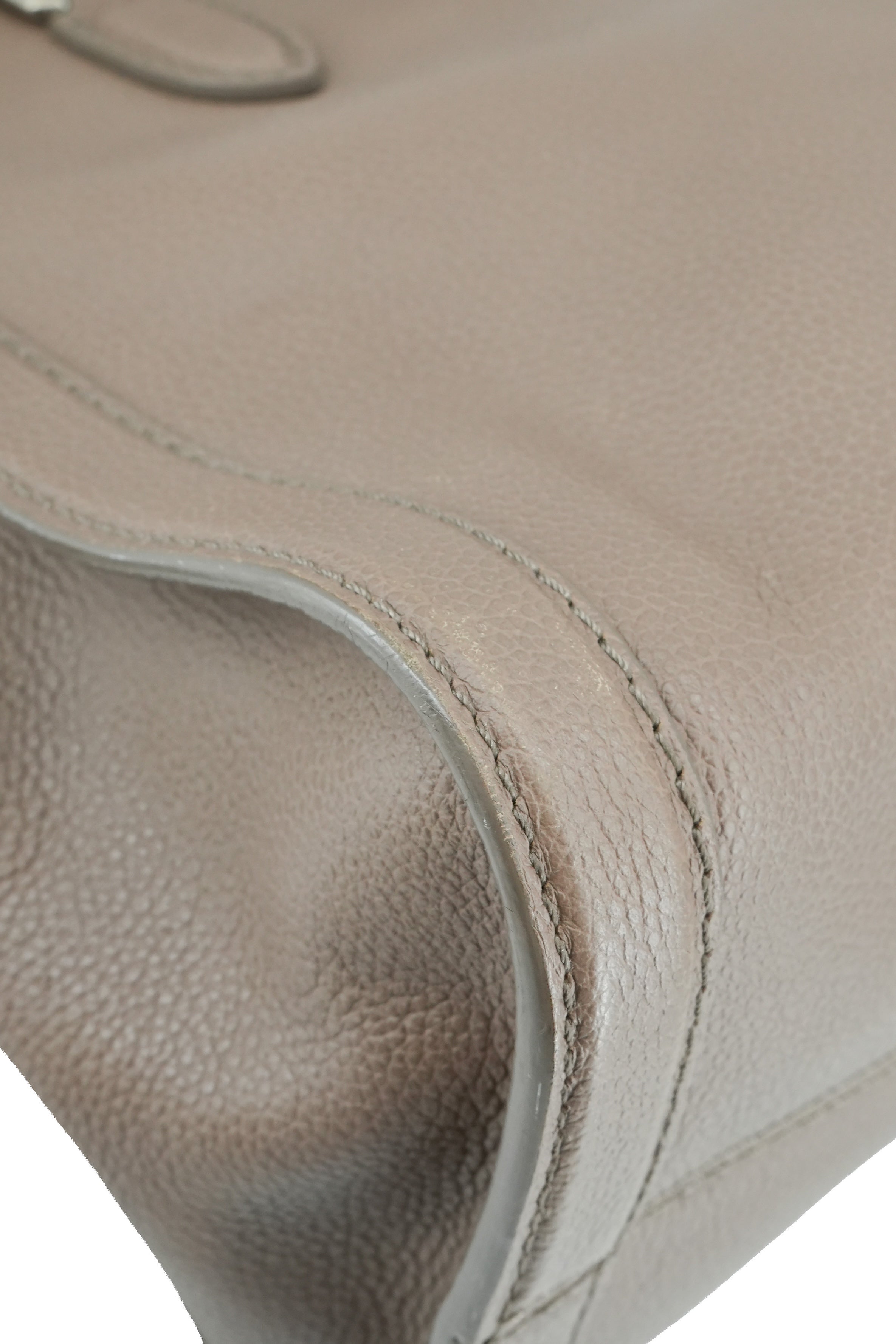 Alexander McQueen taupe small Skull padlock tote