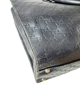 Gucci Guccissima deep navy new Jackie satchel 152610 002058