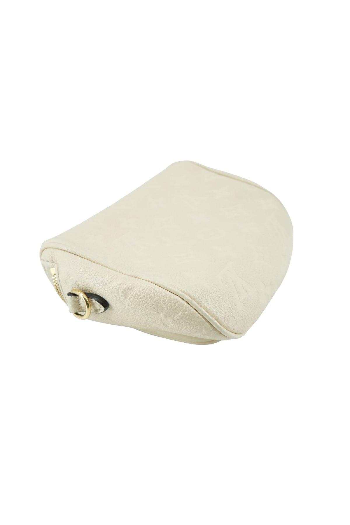 Louis Vuitton cream empreinte mini bumbag NFC