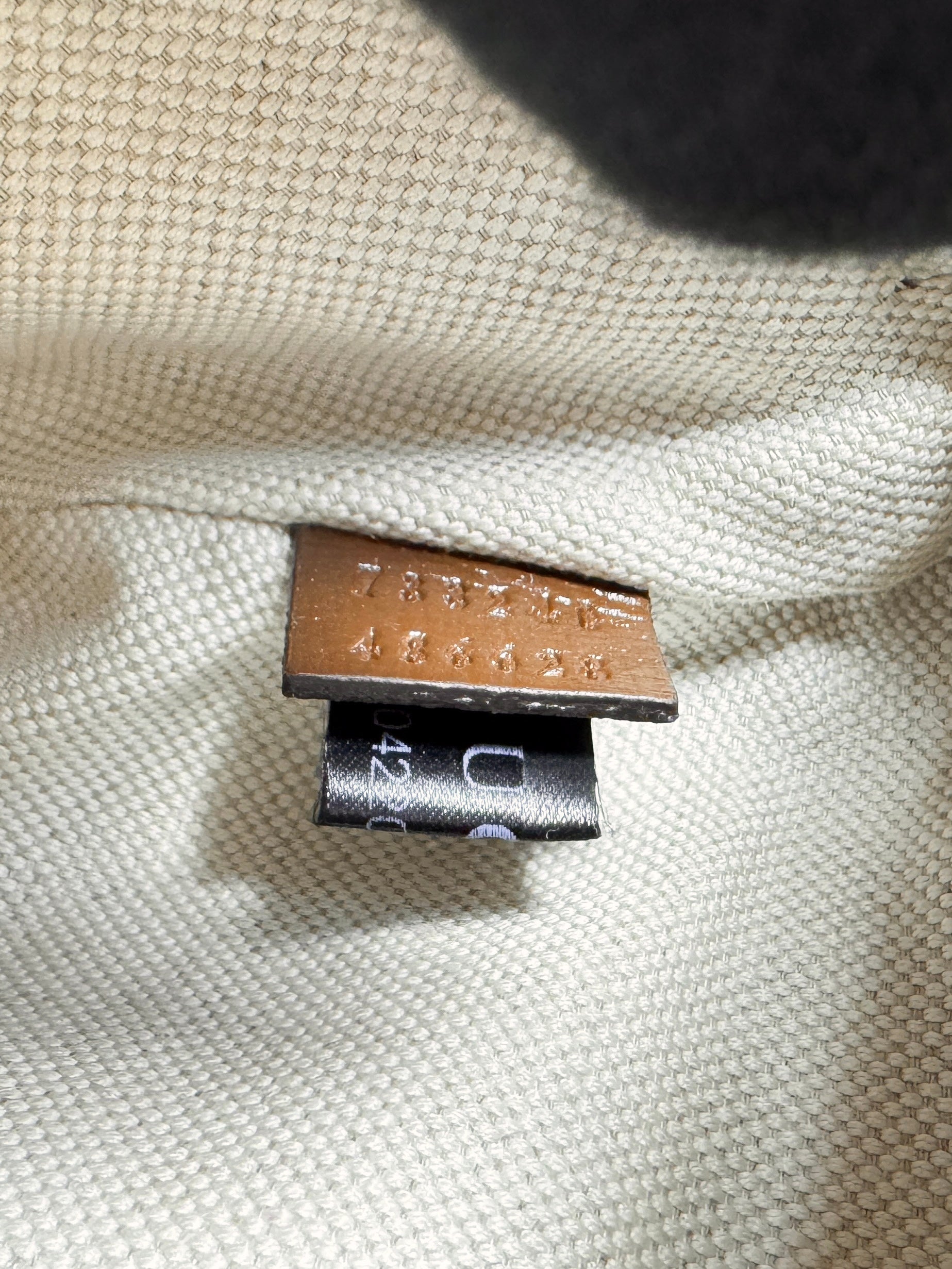 Gucci brown Supreme monogram retro G belt bag 486628