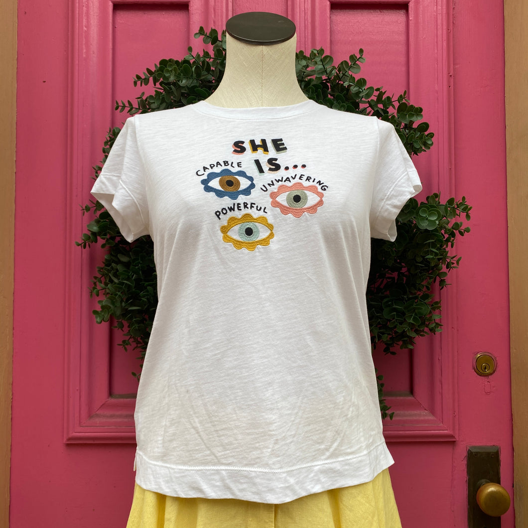 Ann Taylor LOFT she is tee size XS