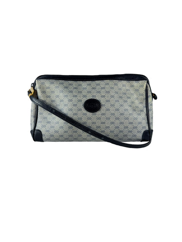 Gucci navy mirco GG vintage crossbody 007-89-0042