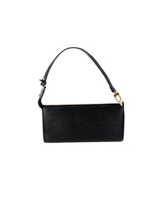 Louis Vuitton black epi vintage pochette AR0916