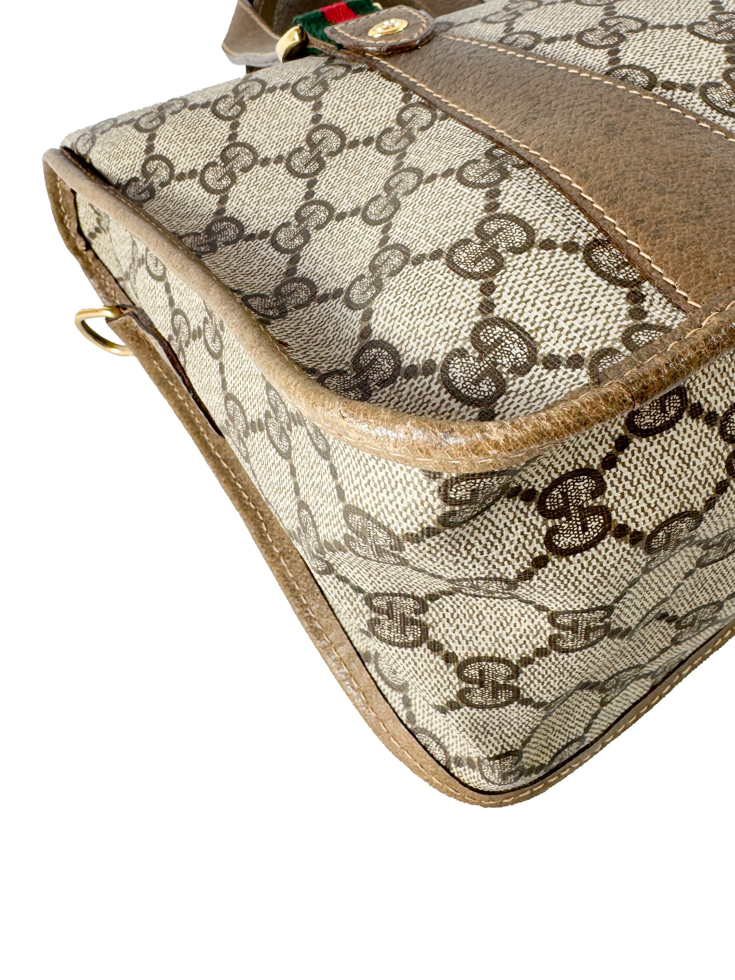 Gucci brown vintage Sherry line tote 4102039