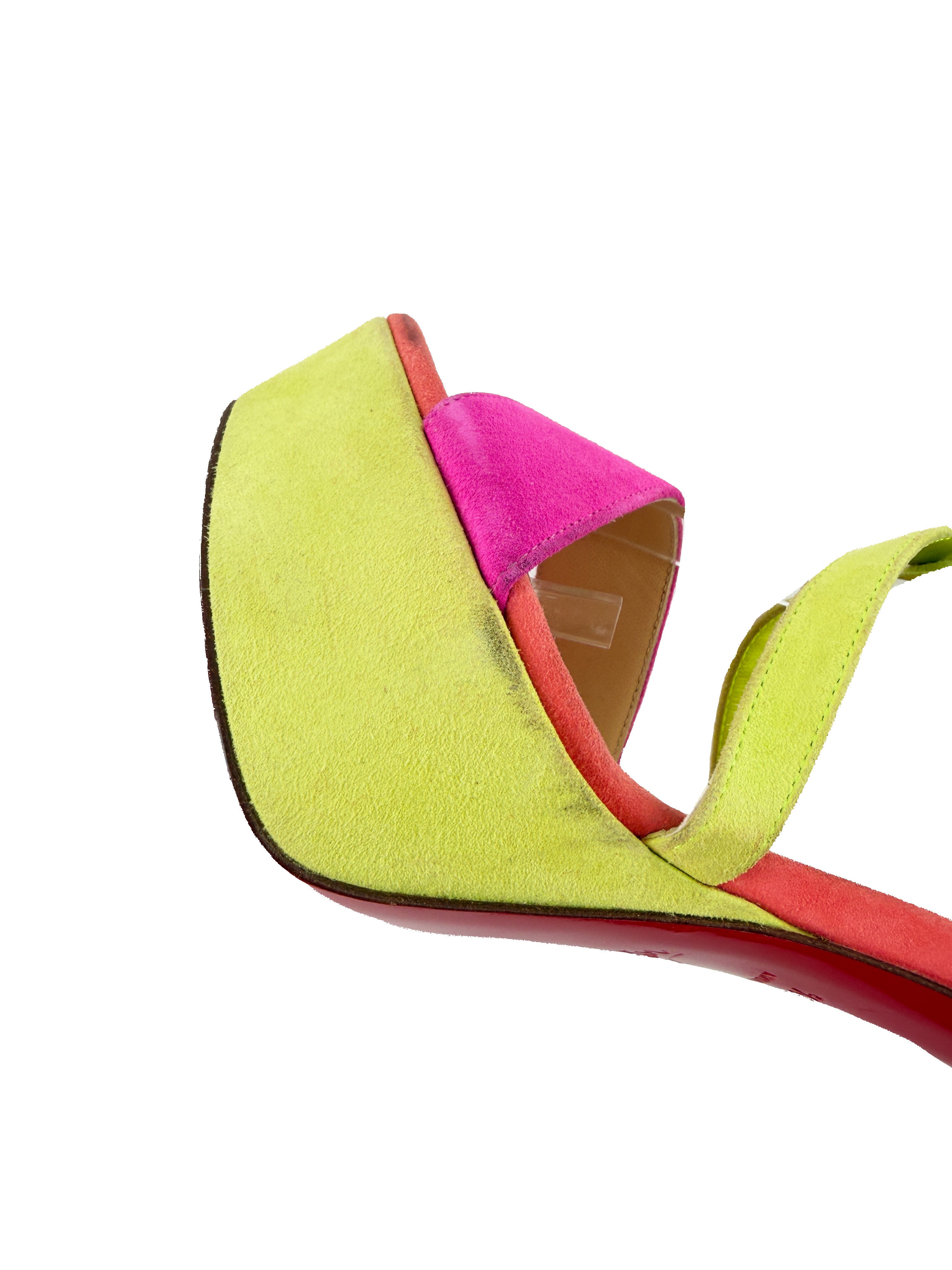 Christian Louboutin Loubi Bee Alta 130MM size 36.5 BOX