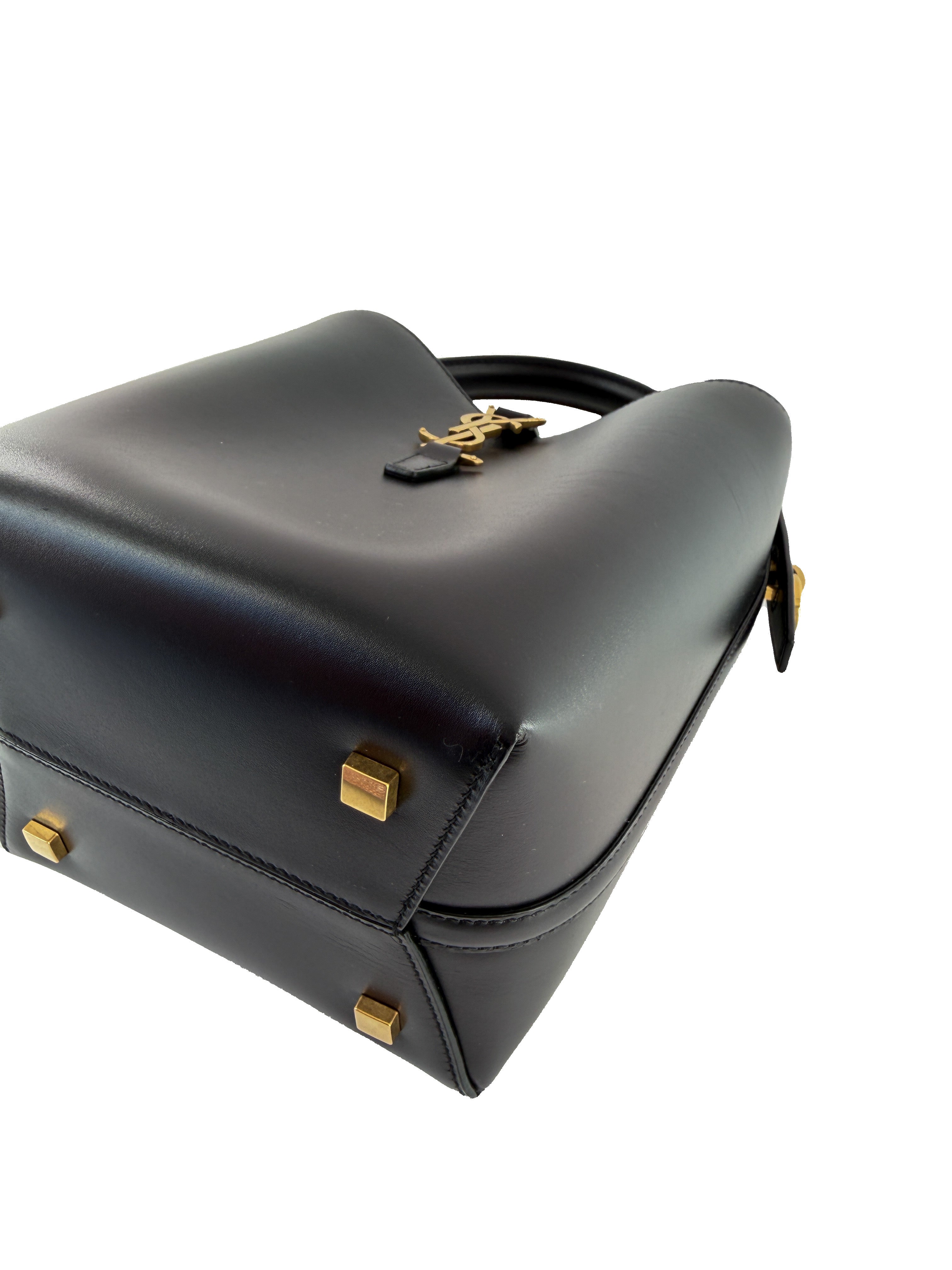 Saint Laurent black leather Le 37 bucket bag BRS749036-0325