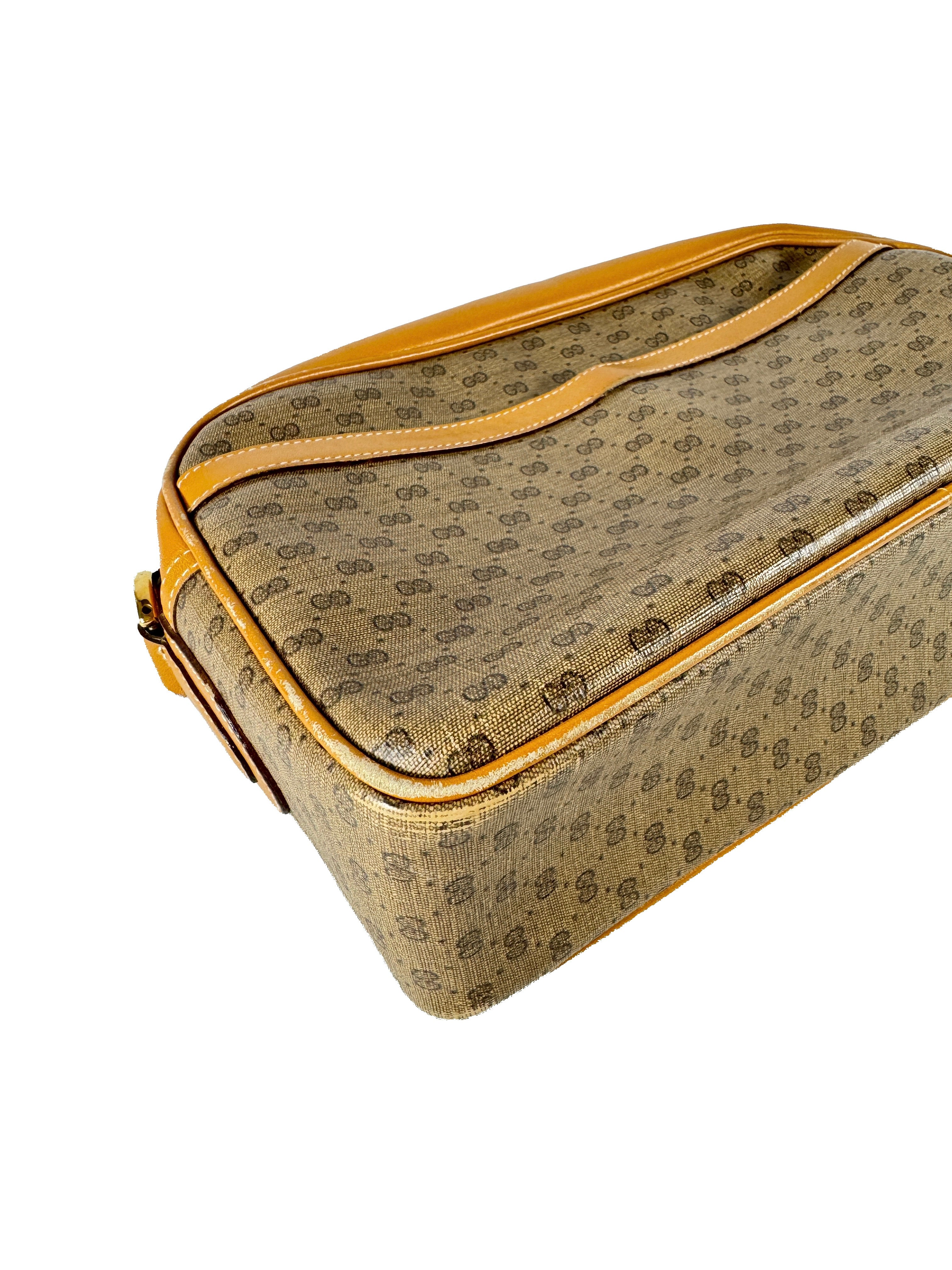 Gucci brown micro GG crossbody 001-113-0942