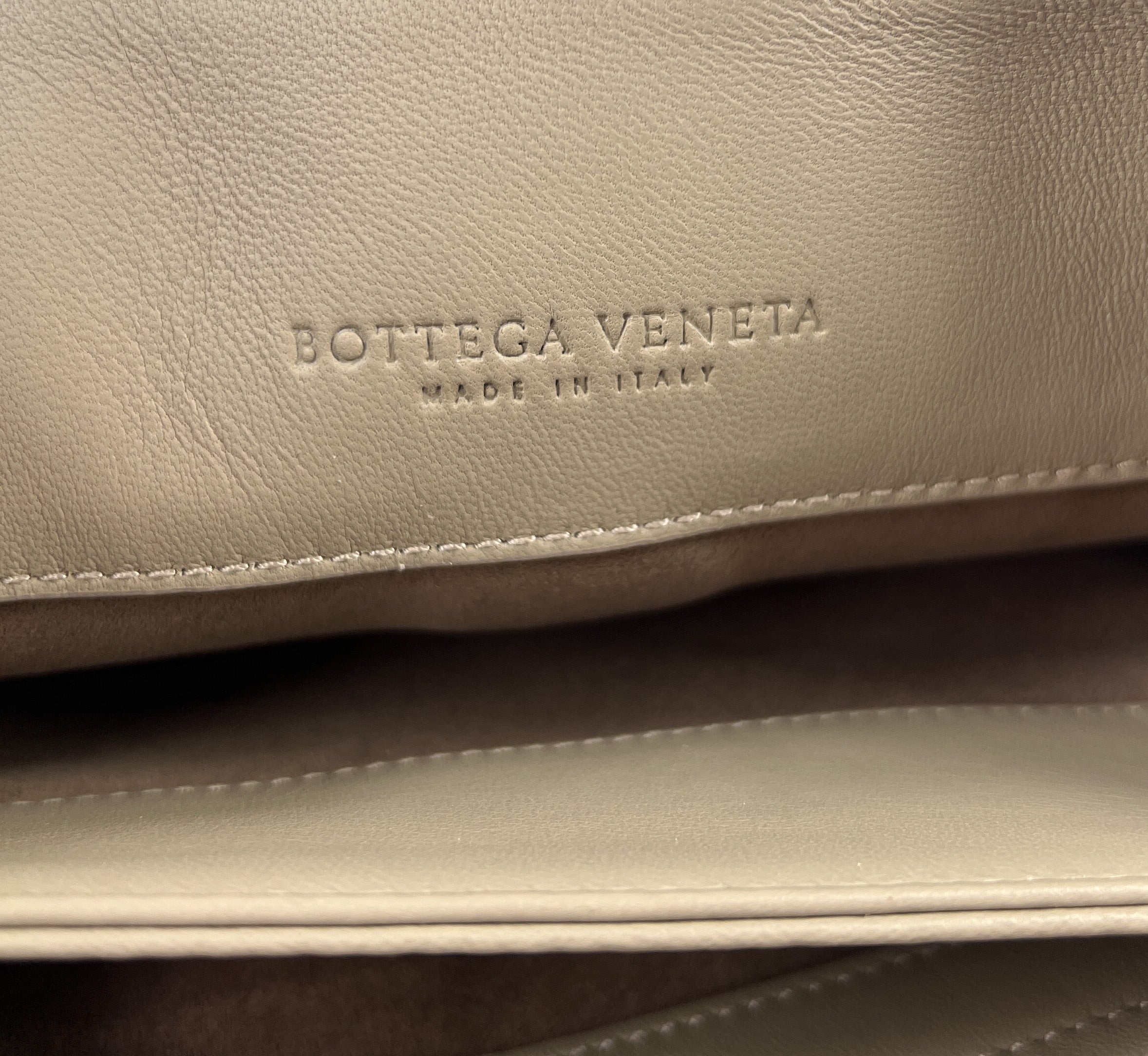 Bottega Veneta Olimpia Intreciatto embroidered shoulder bag NWT