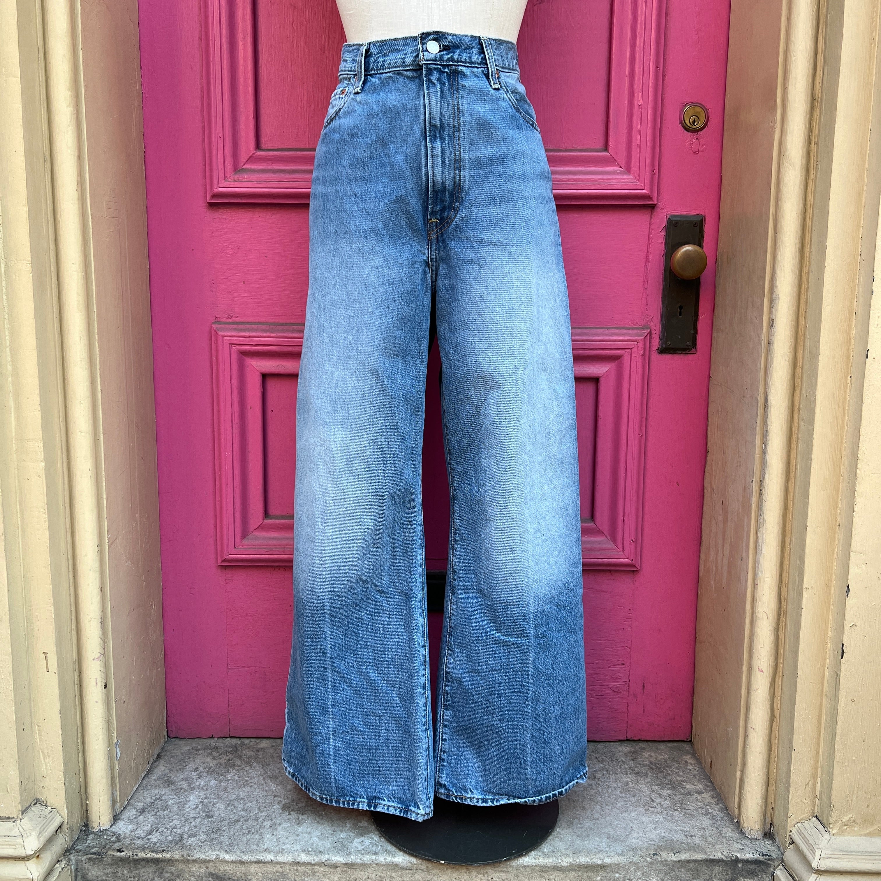 Levi's ribcage wide leg jeans size 16