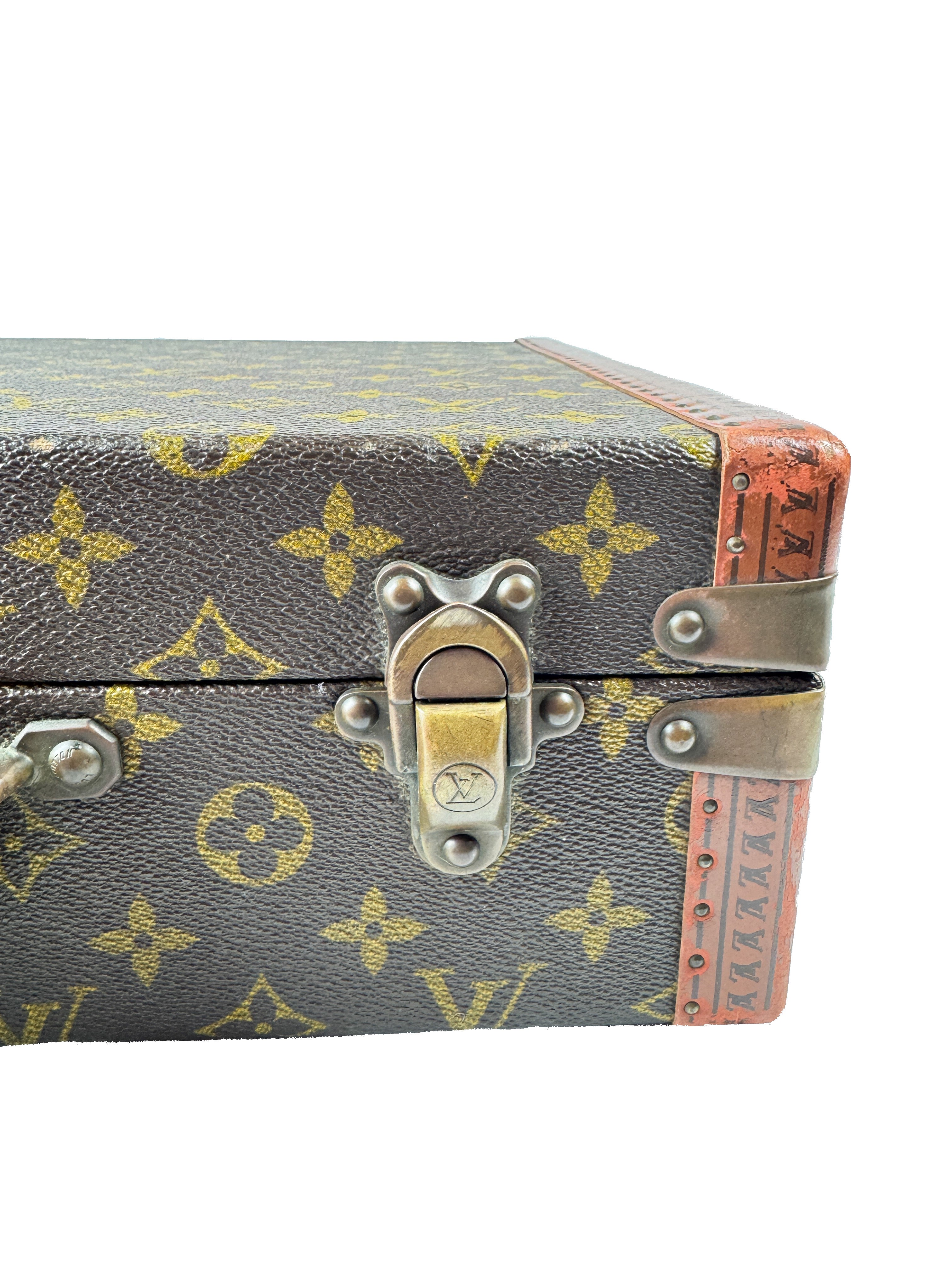 Louis Vuitton monogram 60s-80s vintage Cotteville 45 trunk 903220