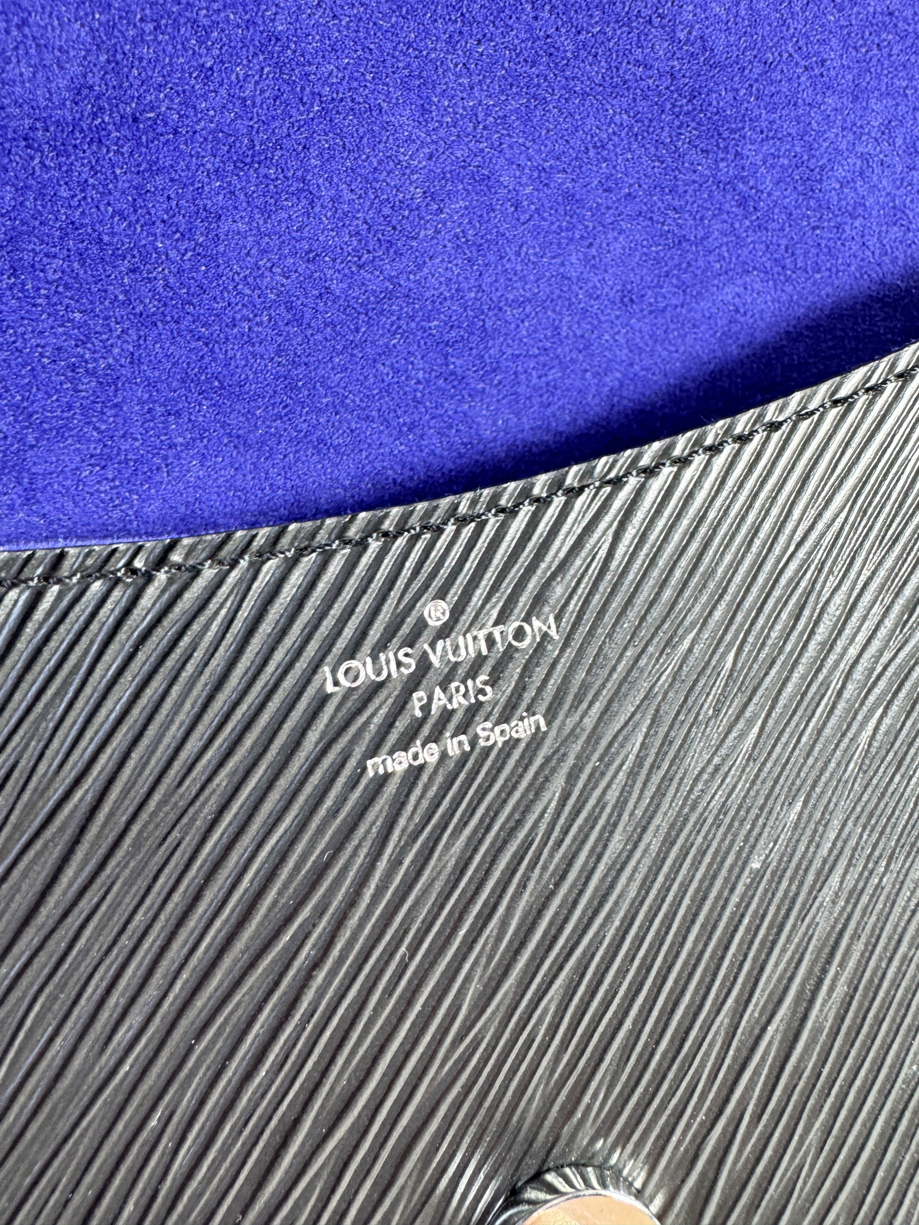 Louis Vuitton black epi leather Buci NFC