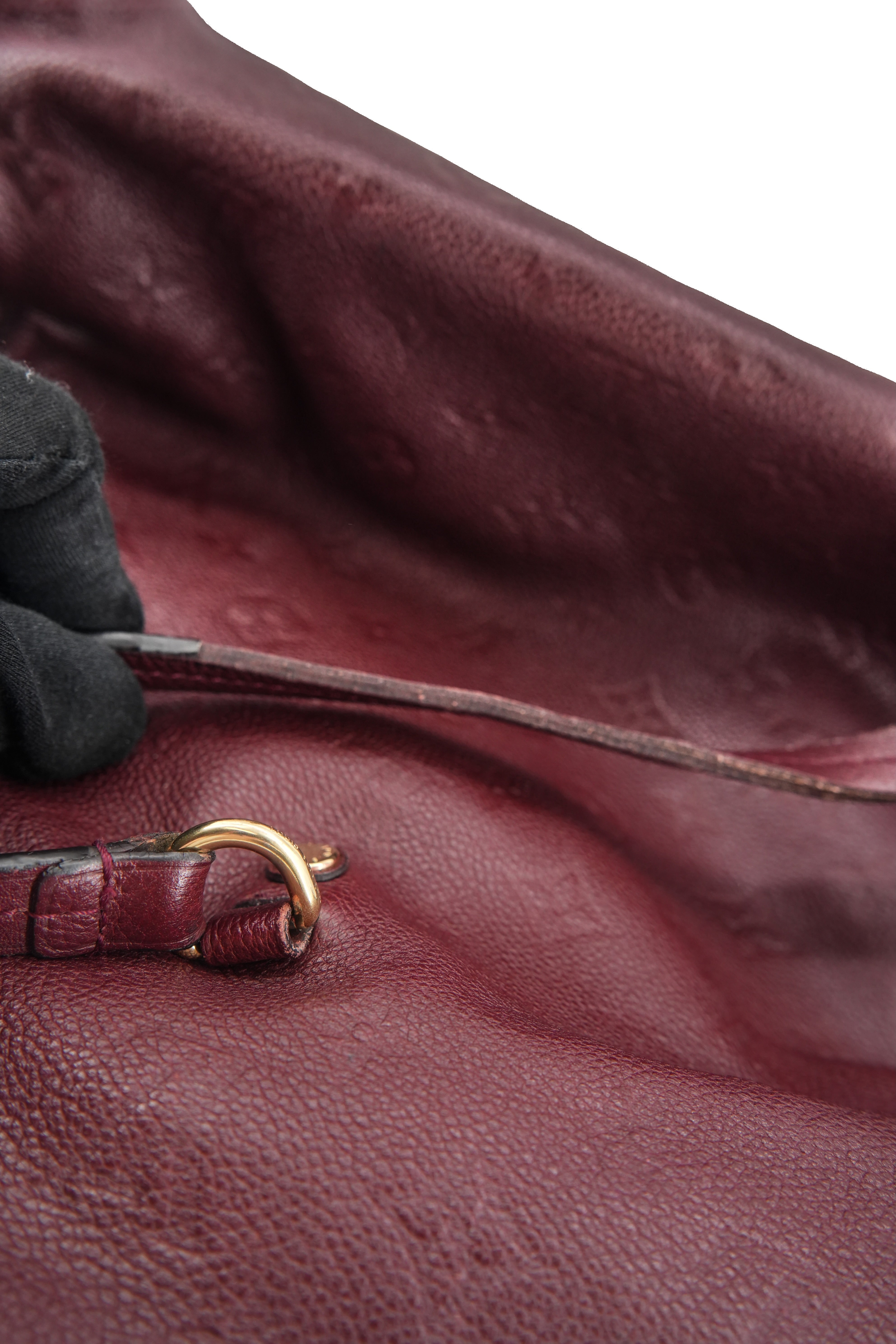 Louis Vuitton burgundy empreinte Lumineuse GM VI0191