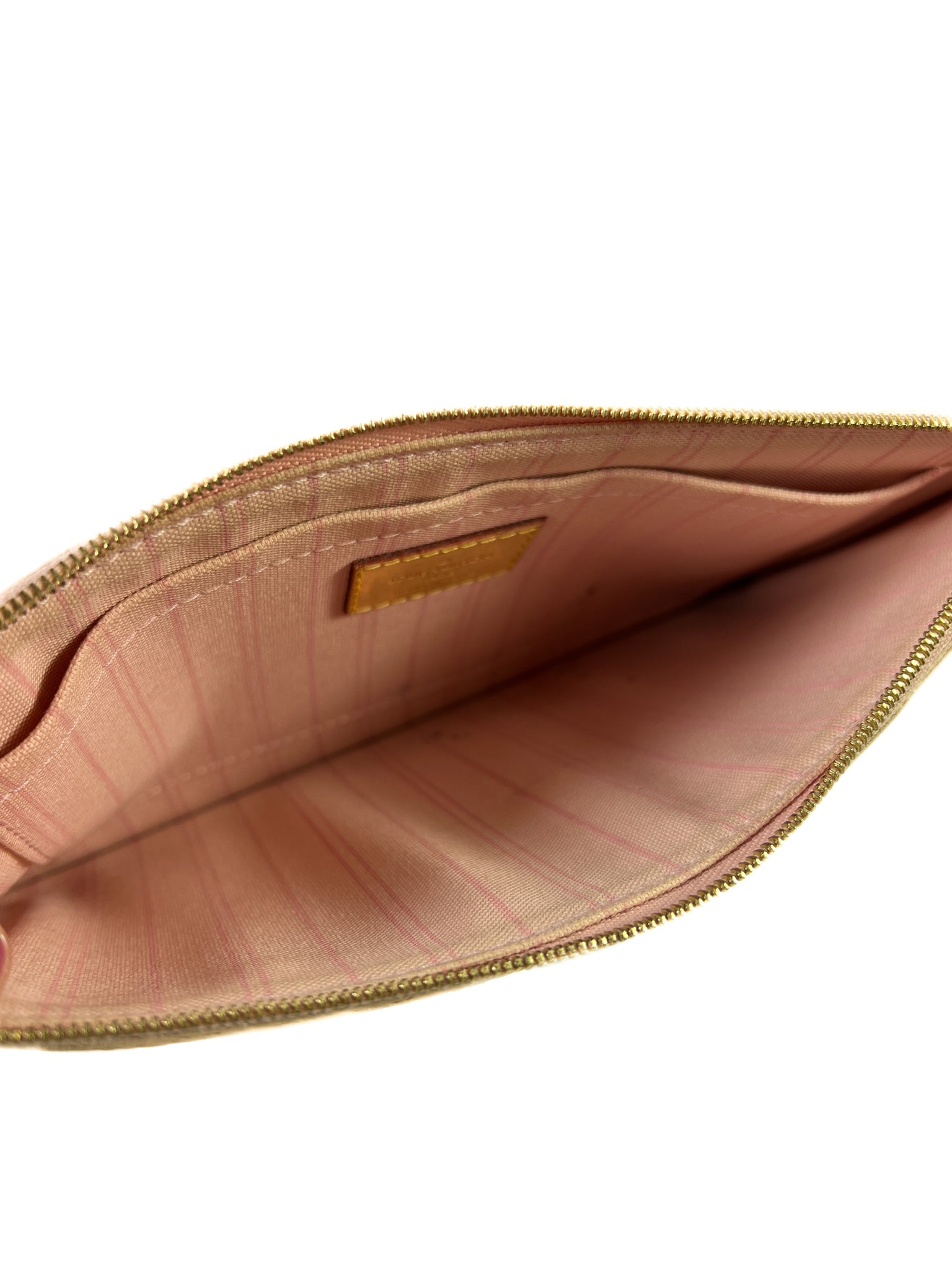 Louis Vuitton Damier Azur neverfull pouch – My Girlfriend's Wardrobe LLC