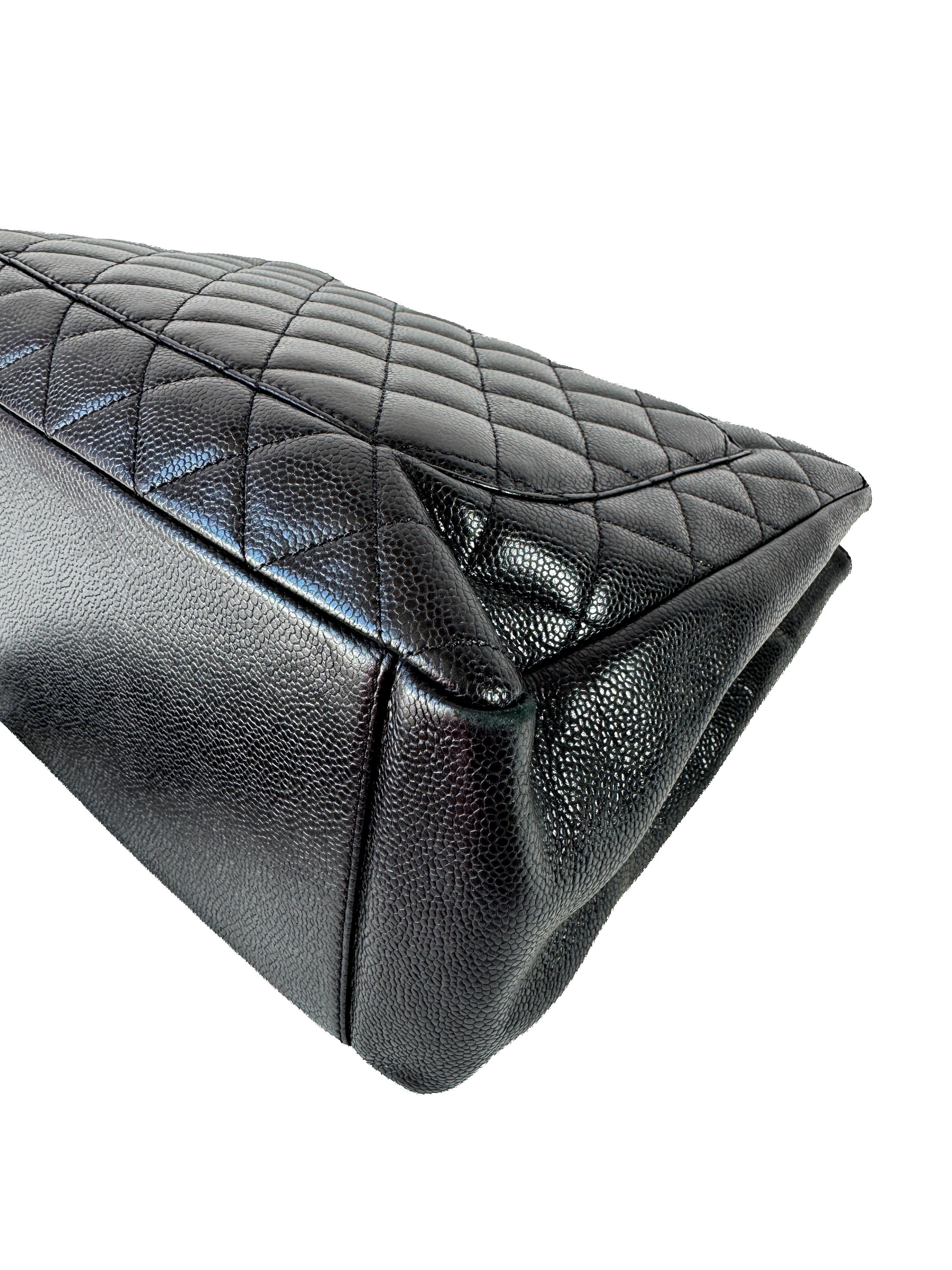 Chanel GST Grand Shopper Black Caviar Tote 13143709