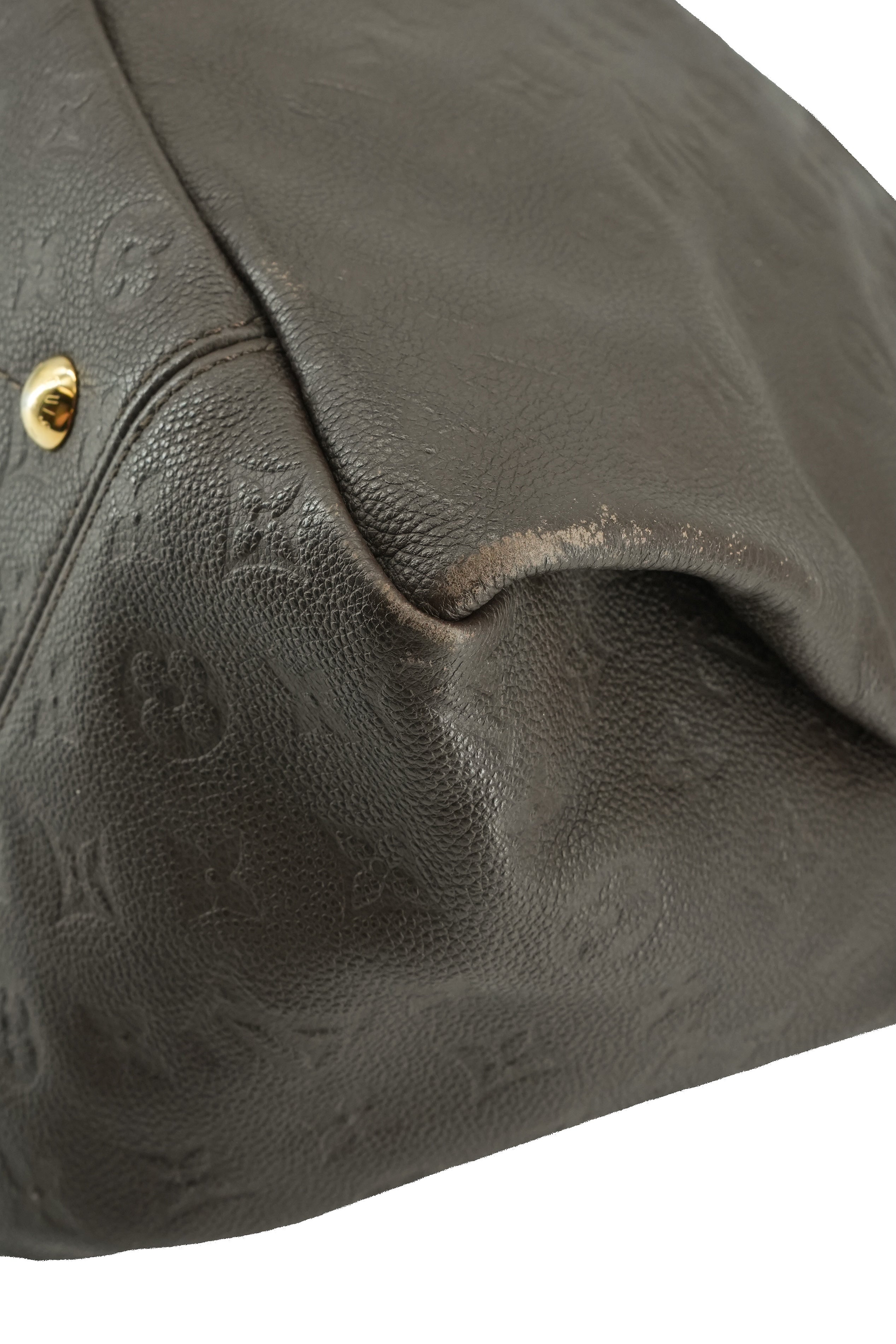 Louis Vuitton dark brown empreinte leather Artsy CA3174