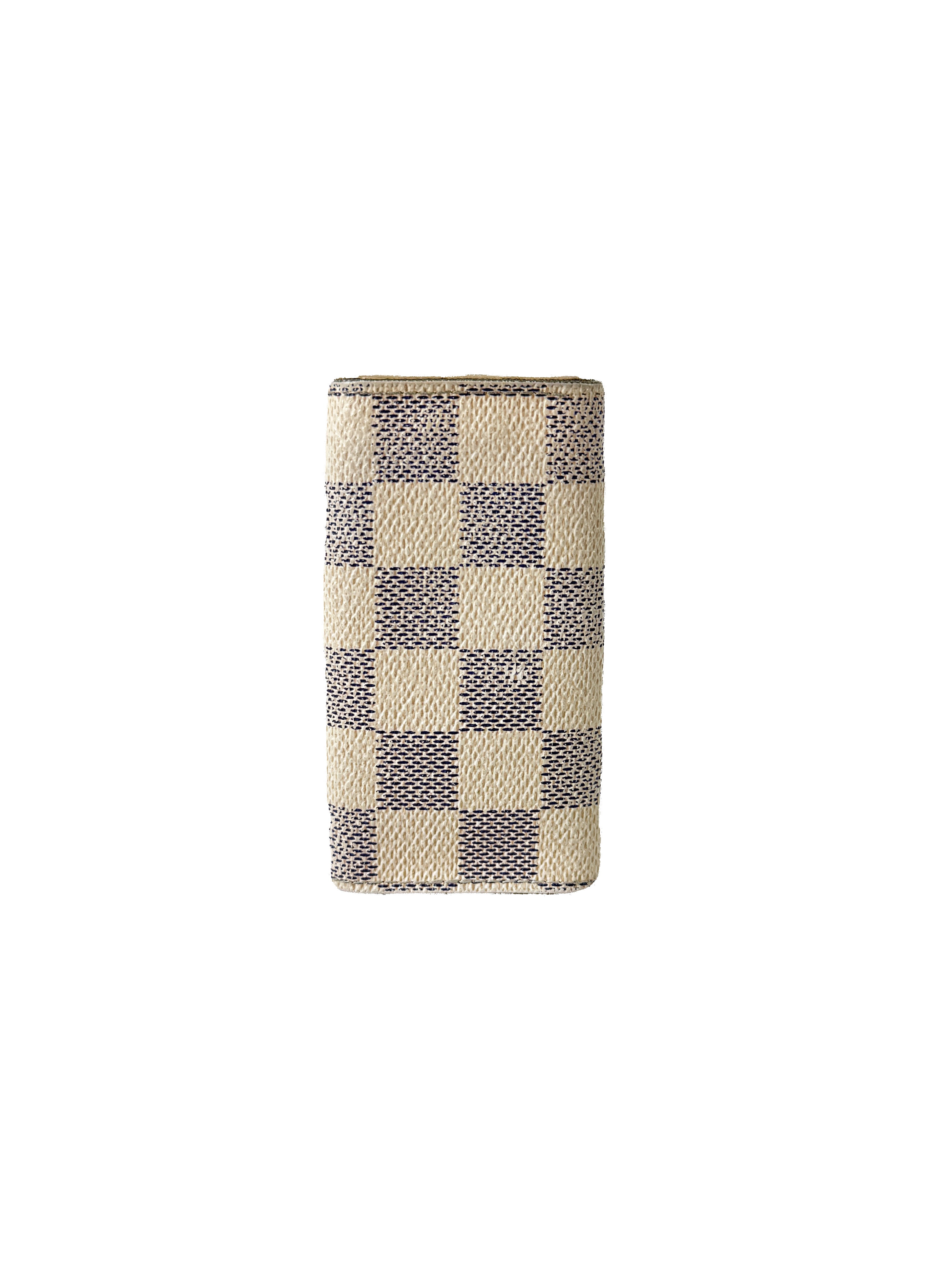 Louis Vuitton damier azur 4 key holder CT1088