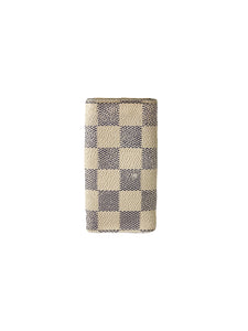 Louis Vuitton damier azur 4 key holder CT1088