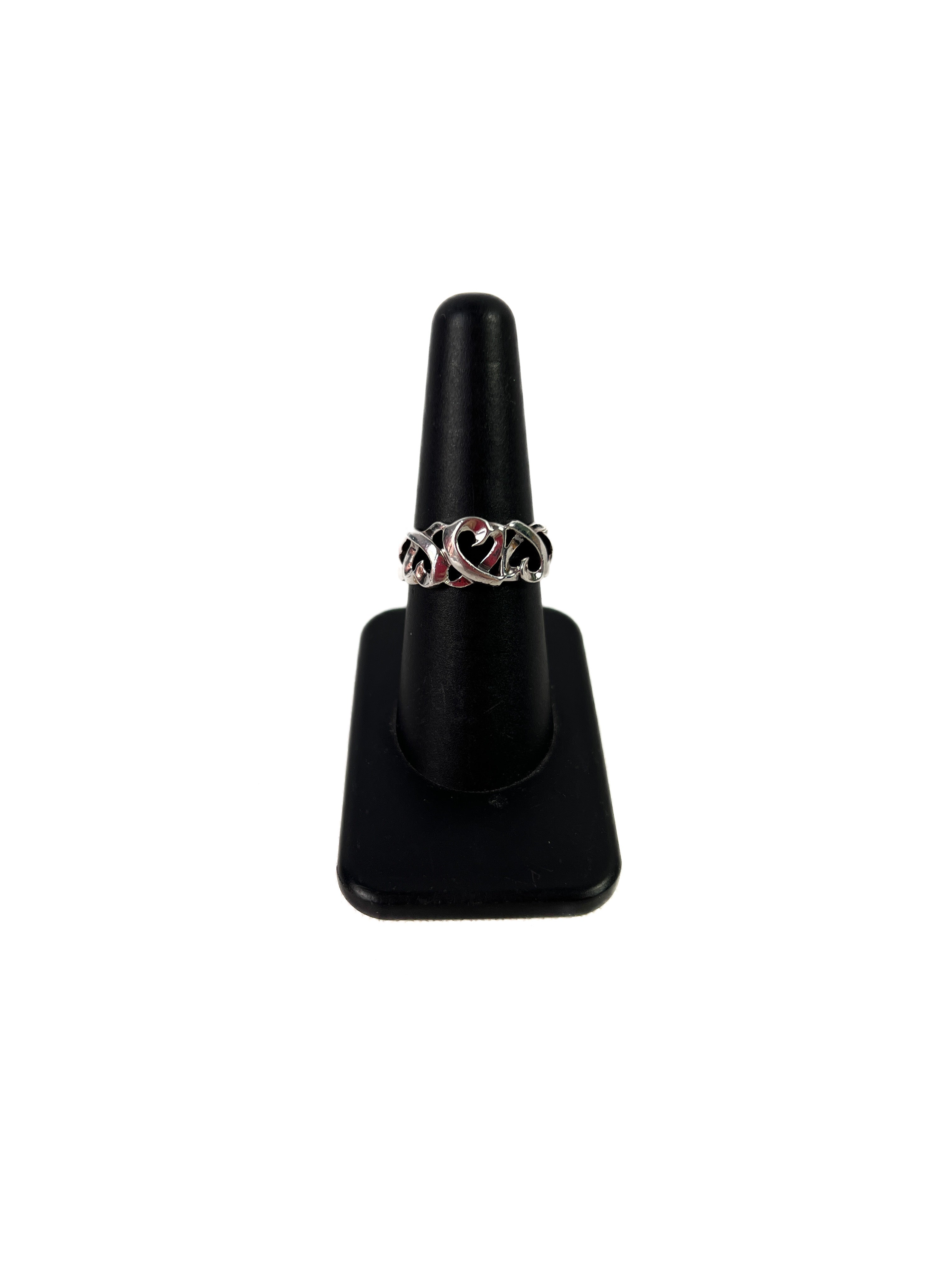 Tiffany & Co Paloma Picasso loving heart ring size 7.25