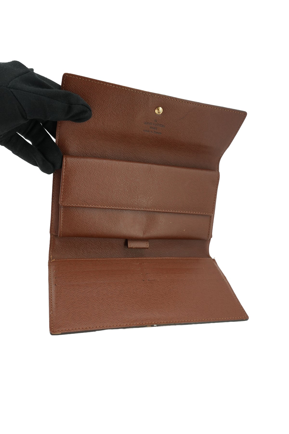 Louis Vuitton monogram vintage International wallet TH1018