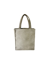 Chanel gray suede fringe mini tote 6212155