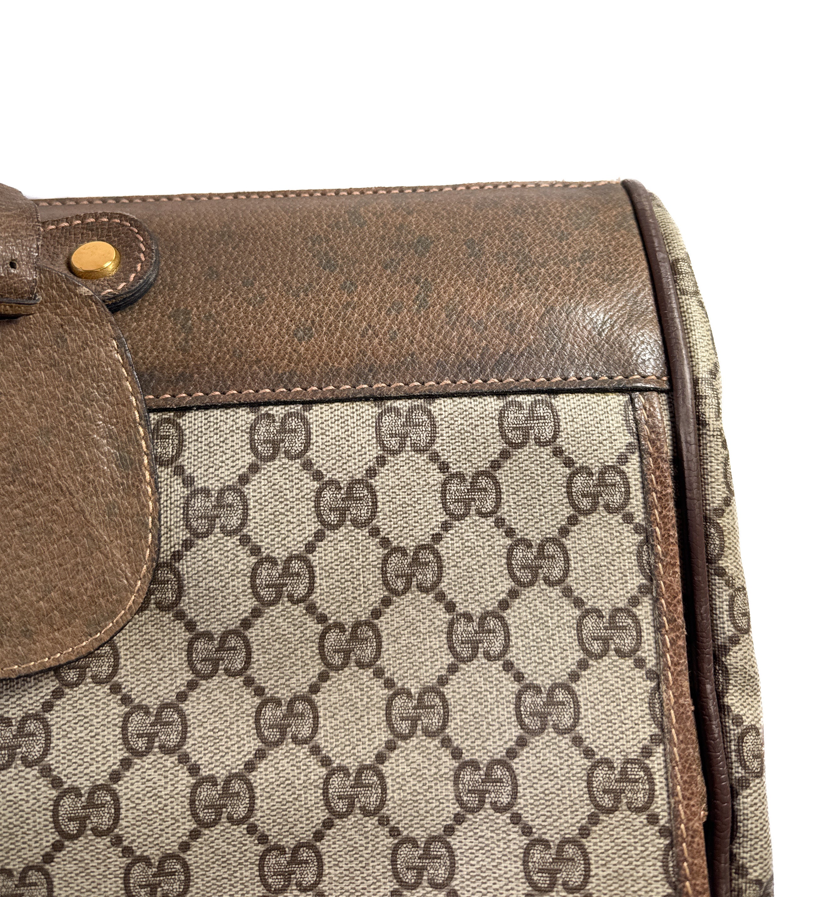 Gucci GG Supreme 1980s garment bag 24-011-594 **as is**