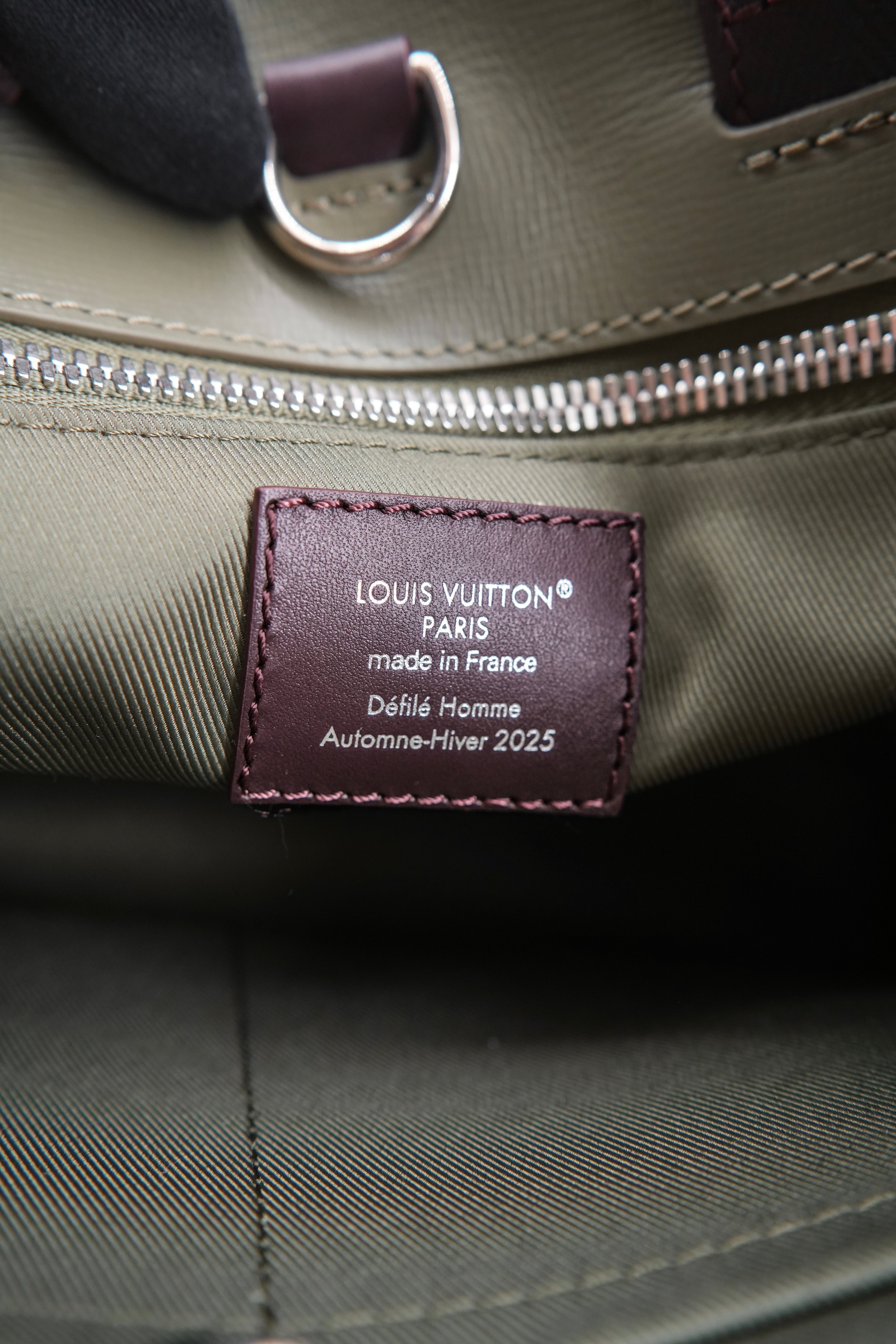 Louis Vuitton Calfskin Mini Shopper Tote Khaki Green NFC