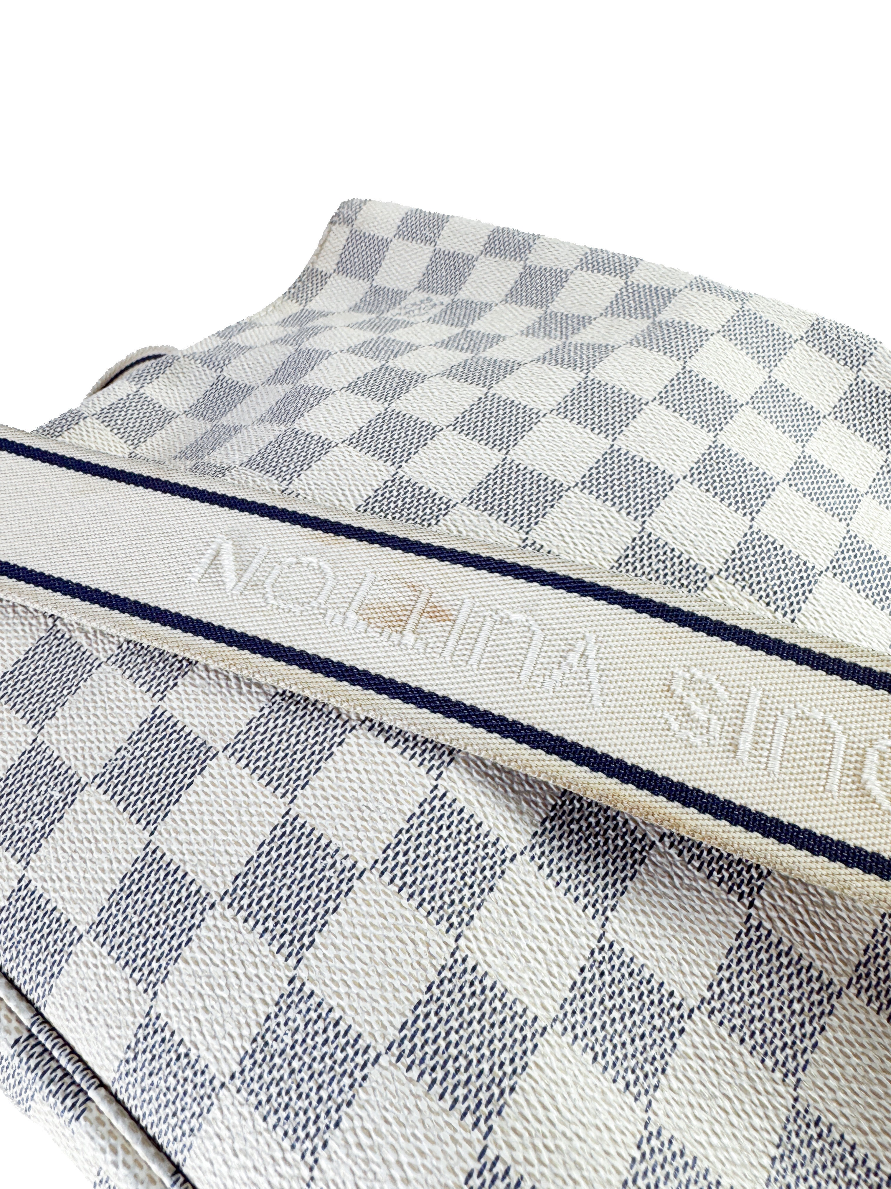 Louis Vuitton damier azur naviglio bag SR1077