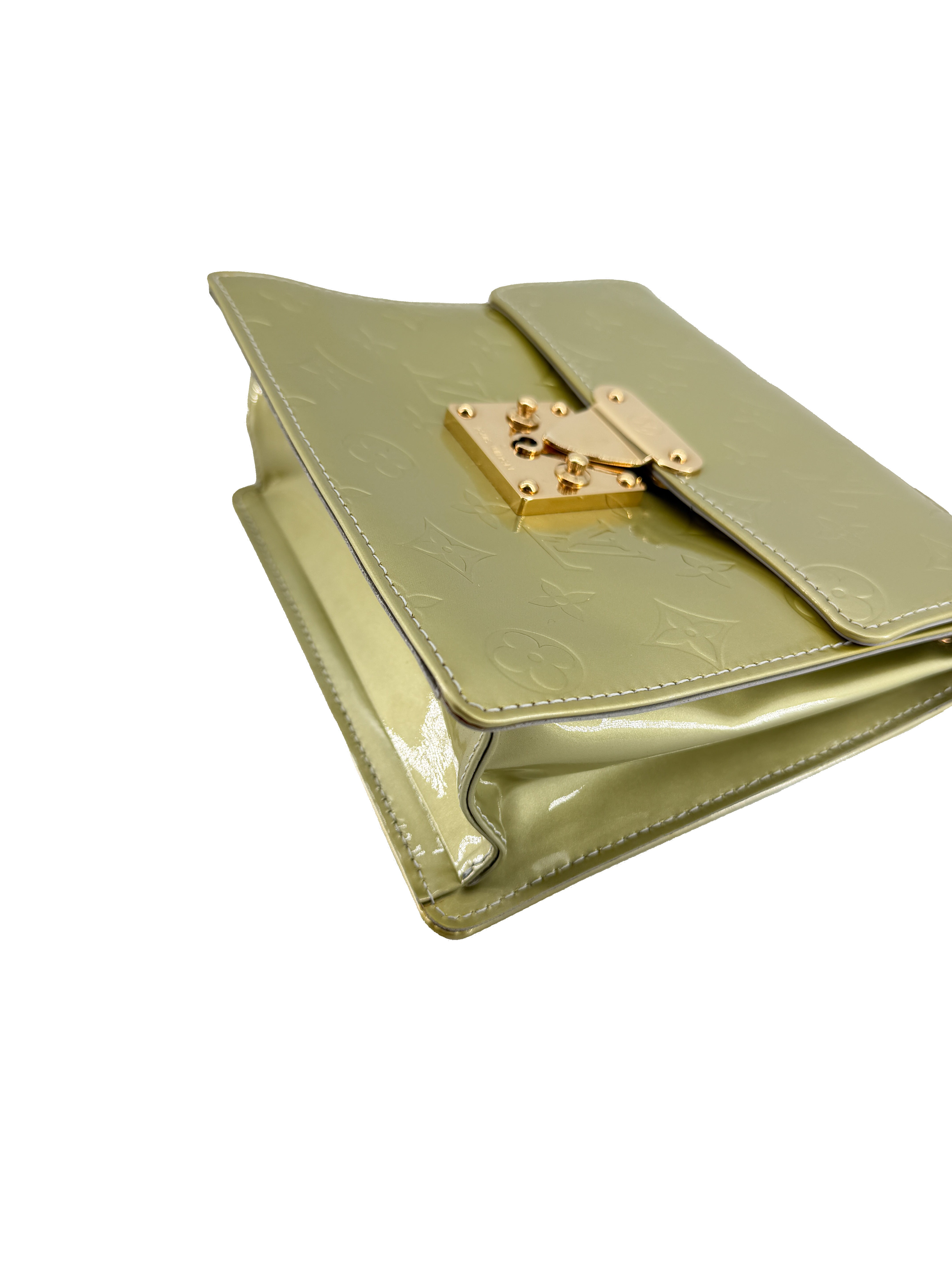 Louis Vuitton green vernis monogram Spring Street VI0021