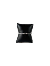 David Yurman sterling silver & diamonds cable petite buckle bracelet