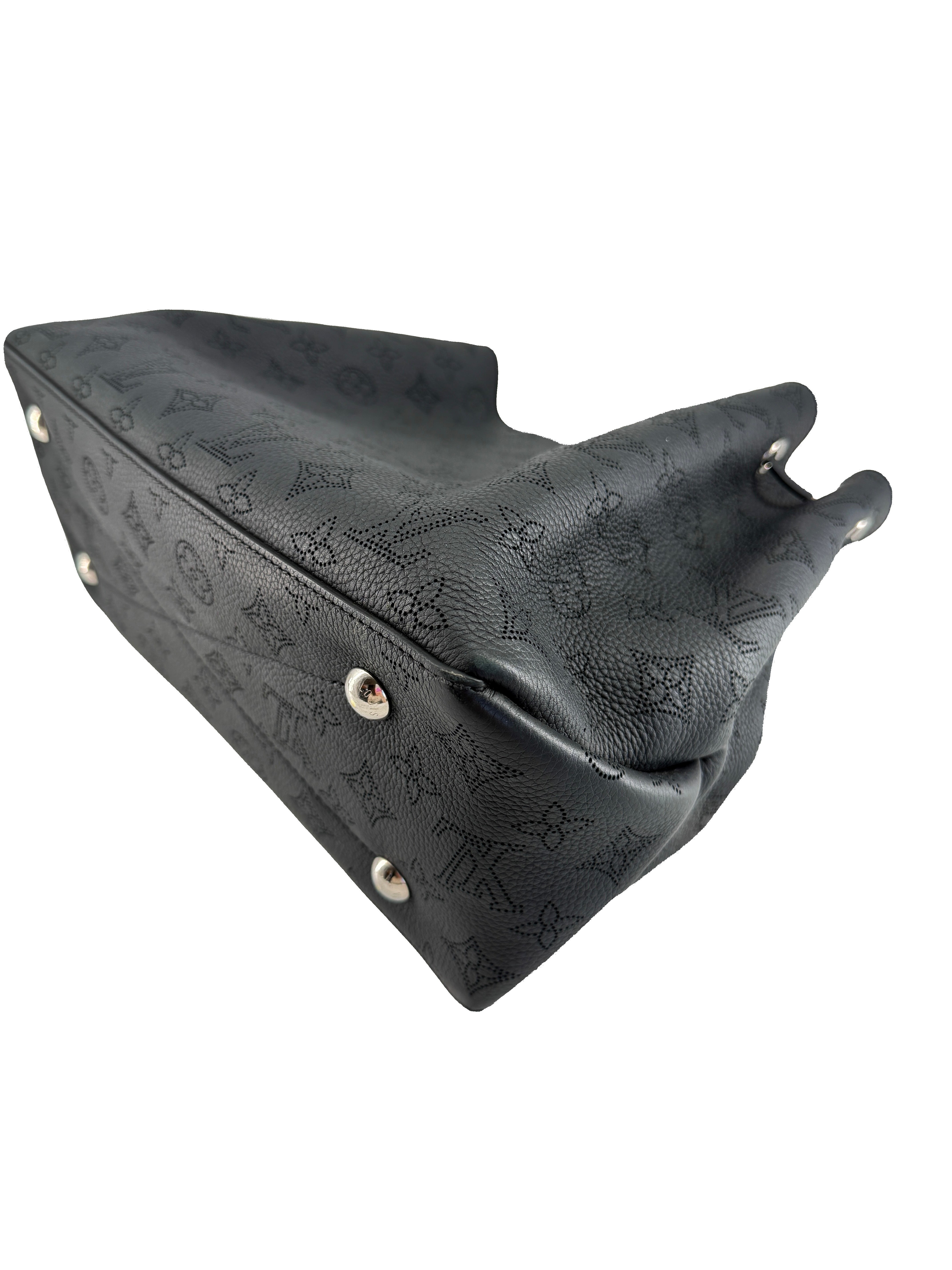 Louis Vuitton black Mahina Bella tote NFC