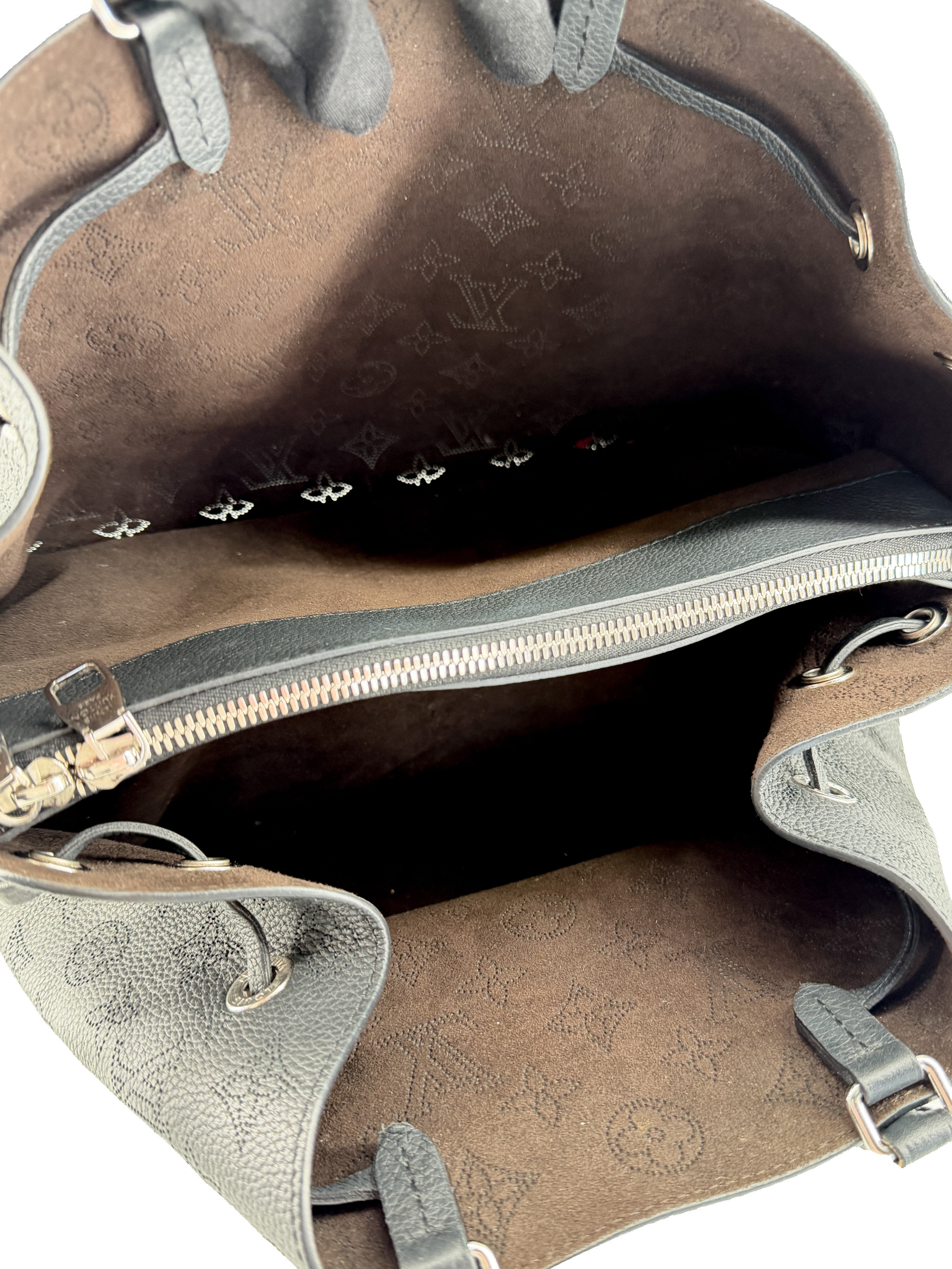 Louis Vuitton black Mahina Bella tote NFC