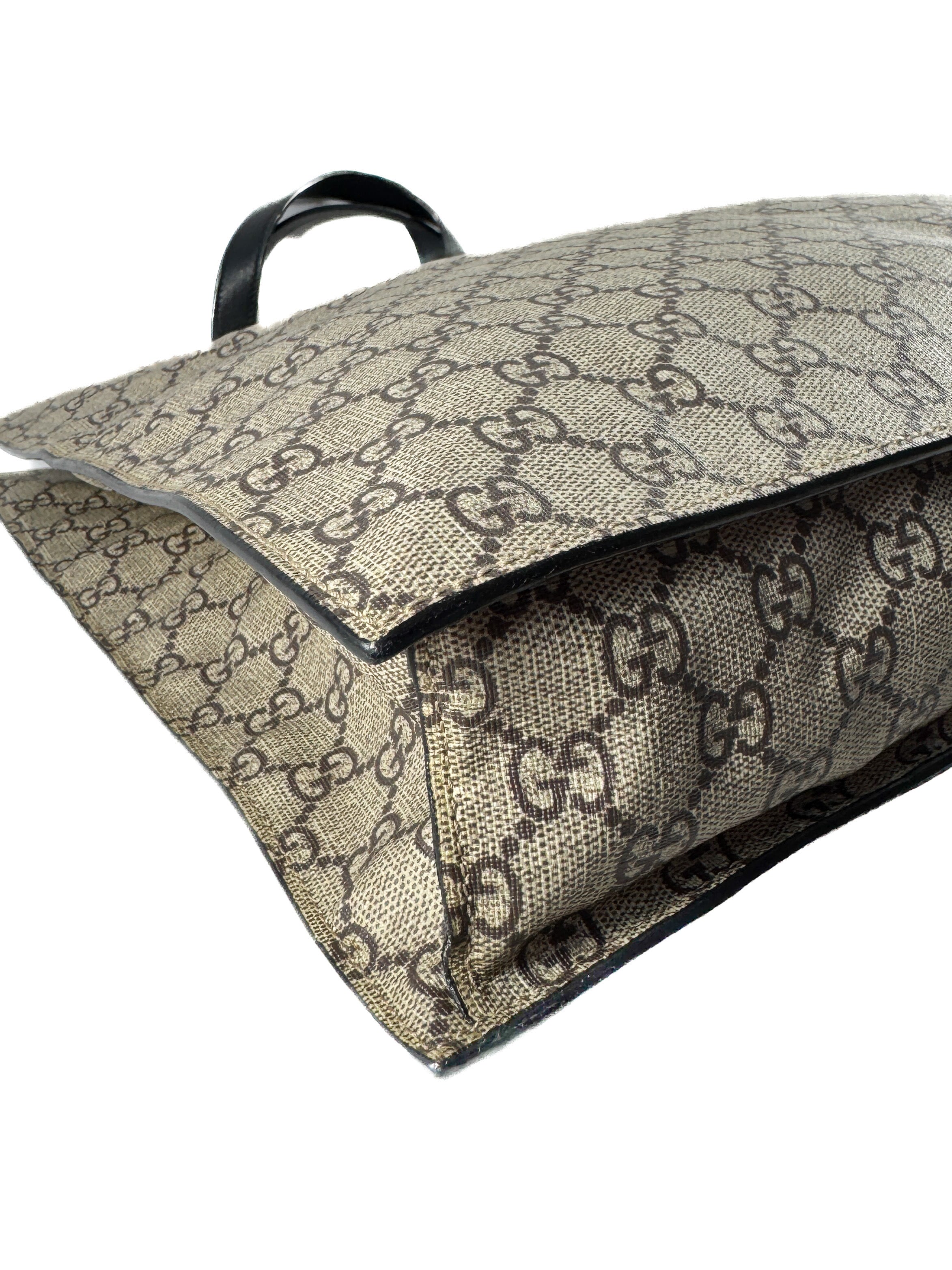 Gucci GG supreme king snake tote 467891