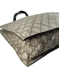Gucci GG supreme king snake tote 467891