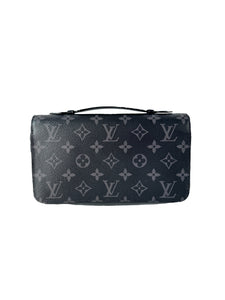 Louis Vuitton monogram eclipse xl zippy travel wallet CA4103