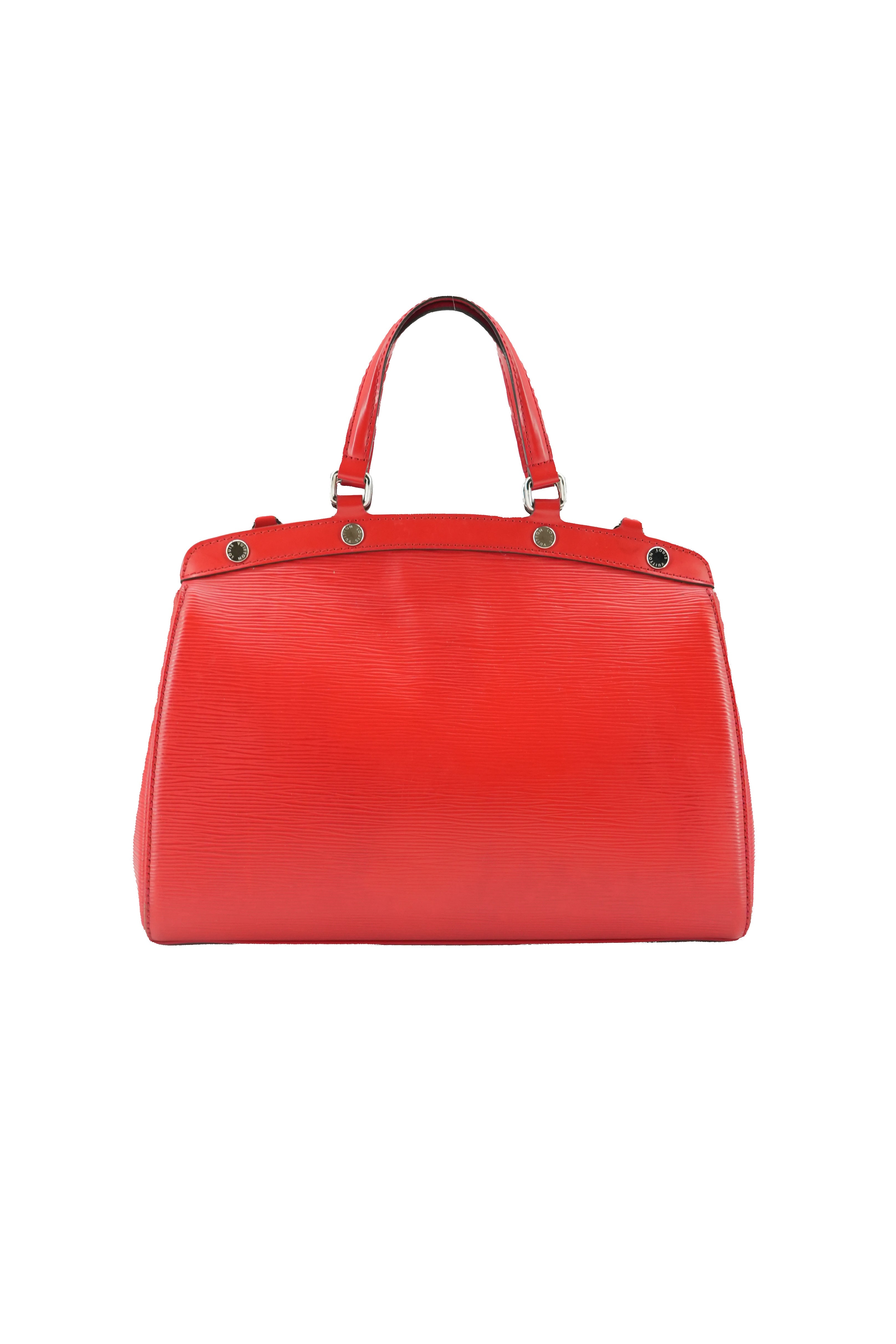 Louis Vuitton red epi leather Brea MM AA3174