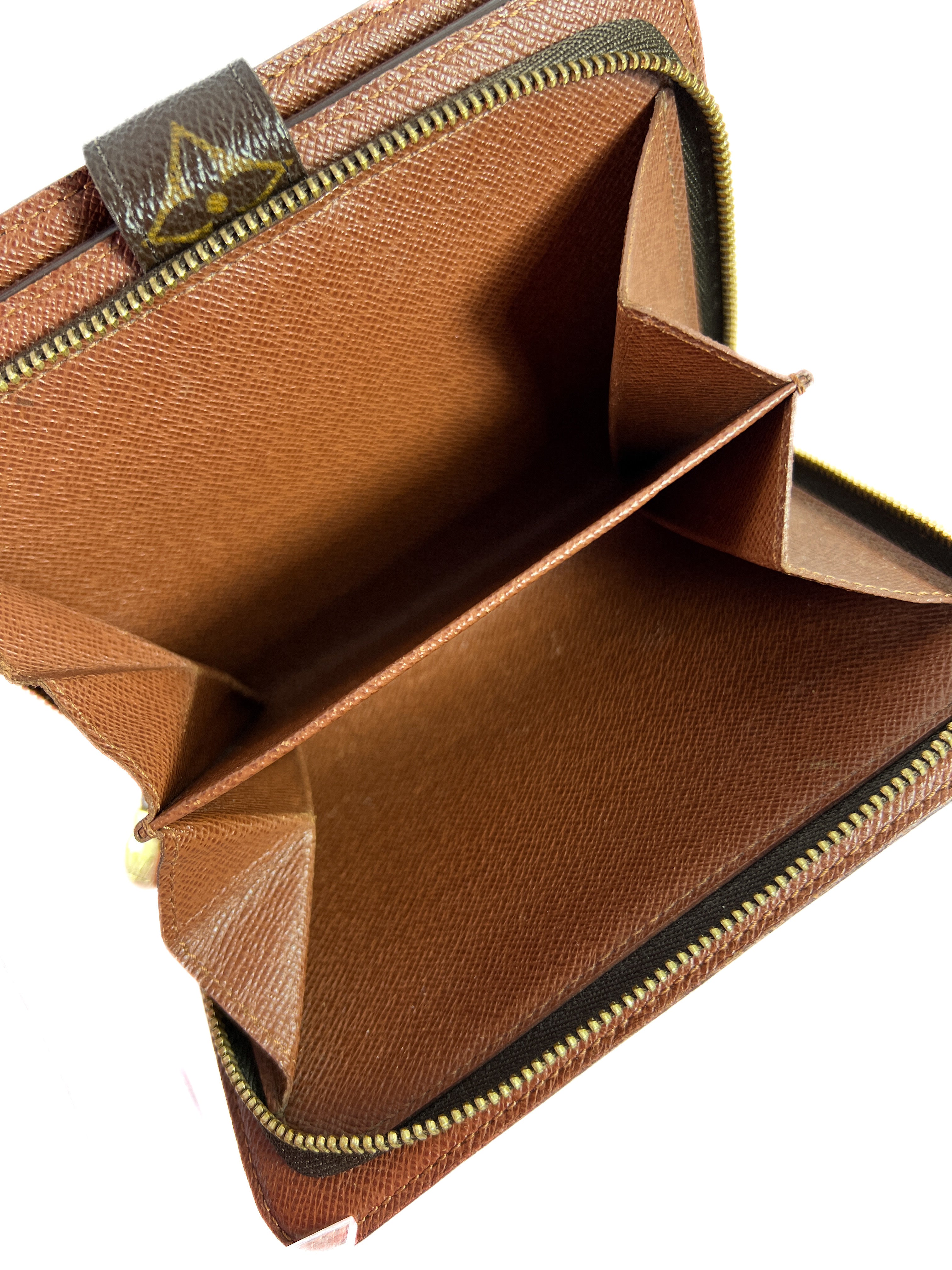 Louis Vuitton monogram porte papier zipper wallet