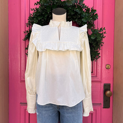 Sea cream long sleeve top size XXS