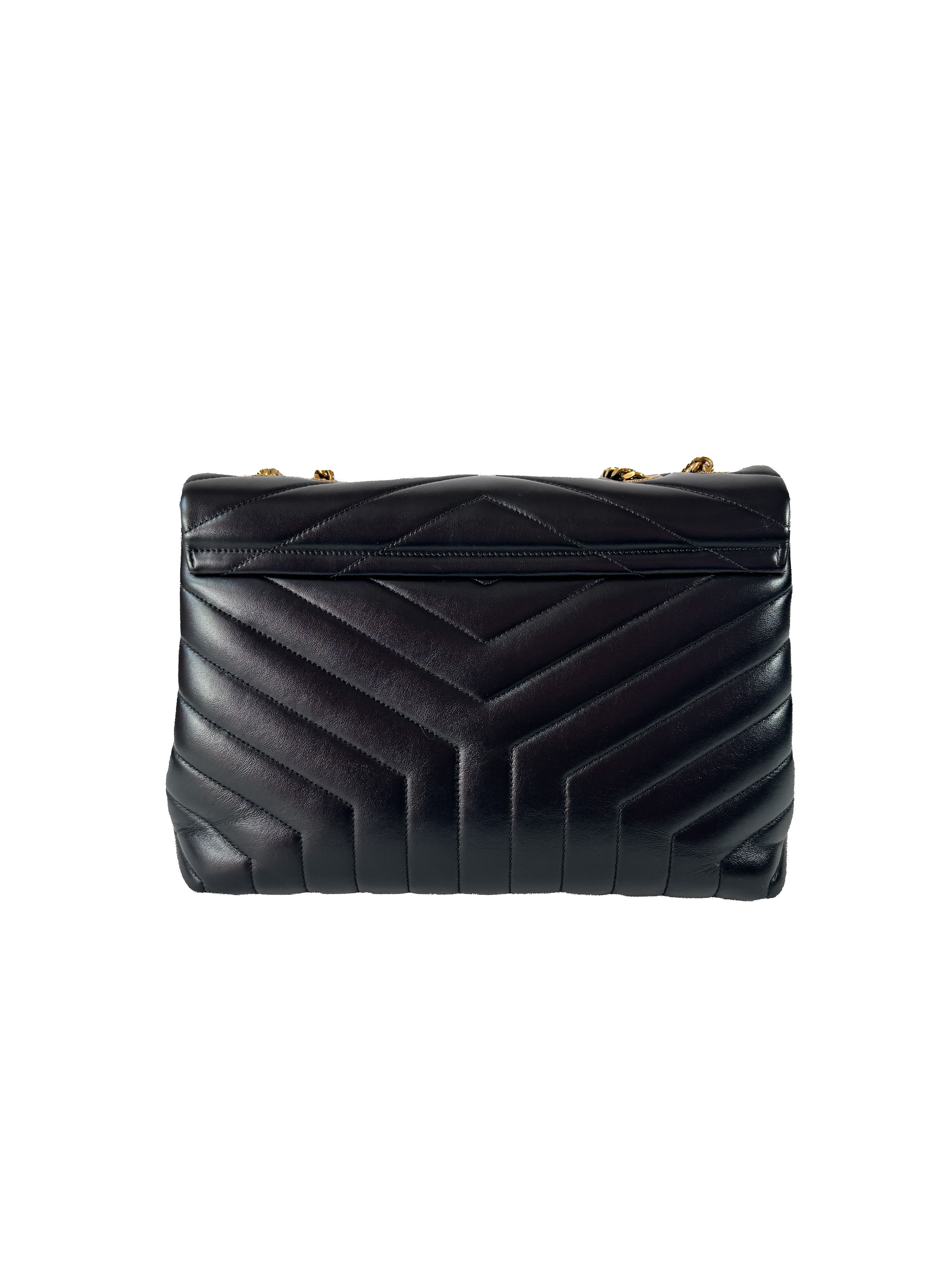 Saint Laurent Medium LouLou Matelasse Shoulder Bag YCT674946-0122