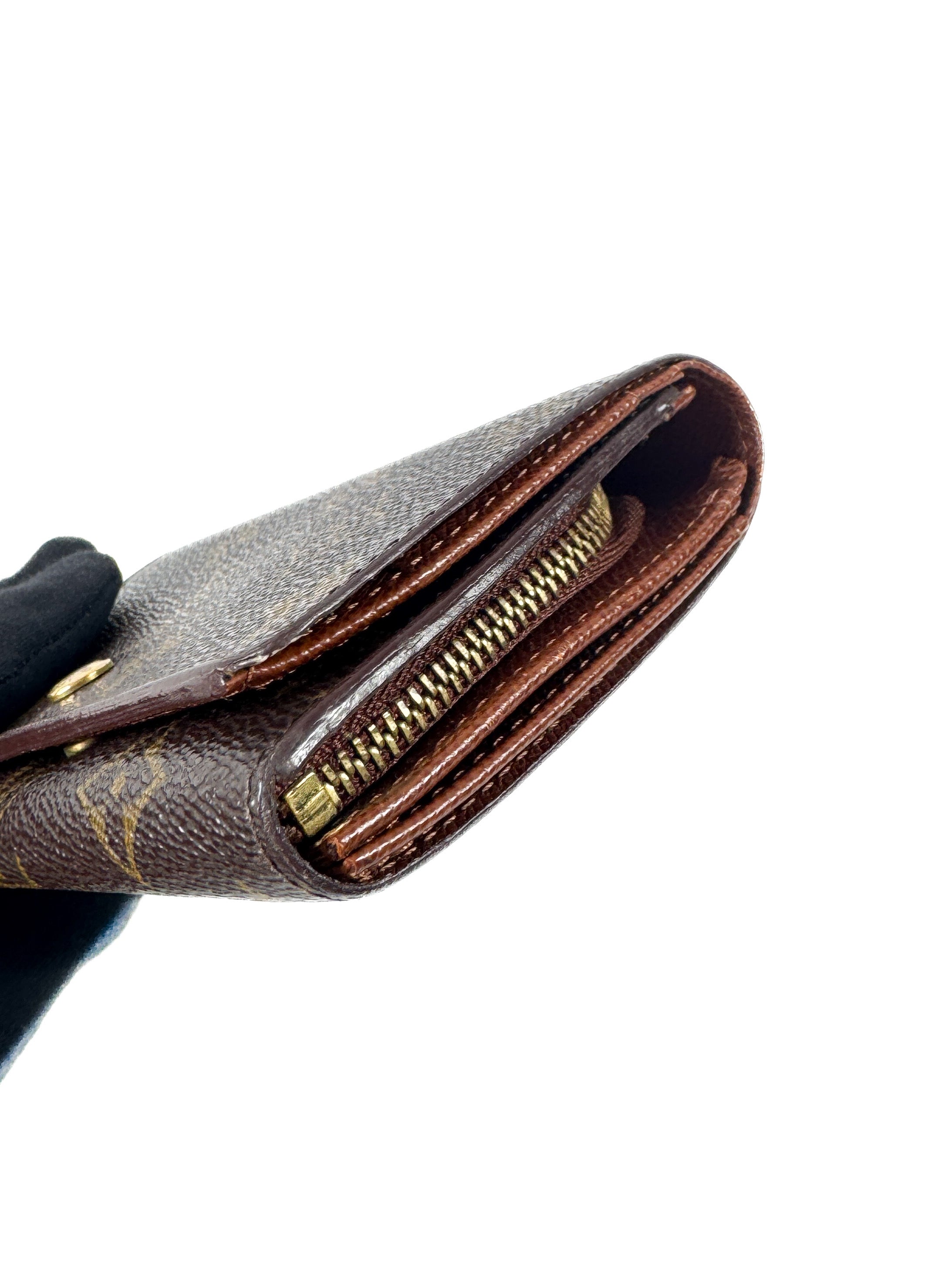 Louis Vuitton monogram porte Monnaie tresor wallet CT0082